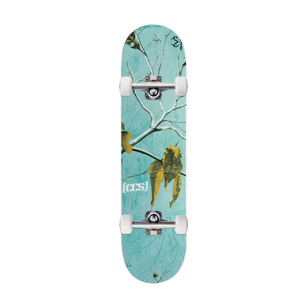 CCS x Realtree Logo Mini Skateboard Complete - Sea Glass - Image 4