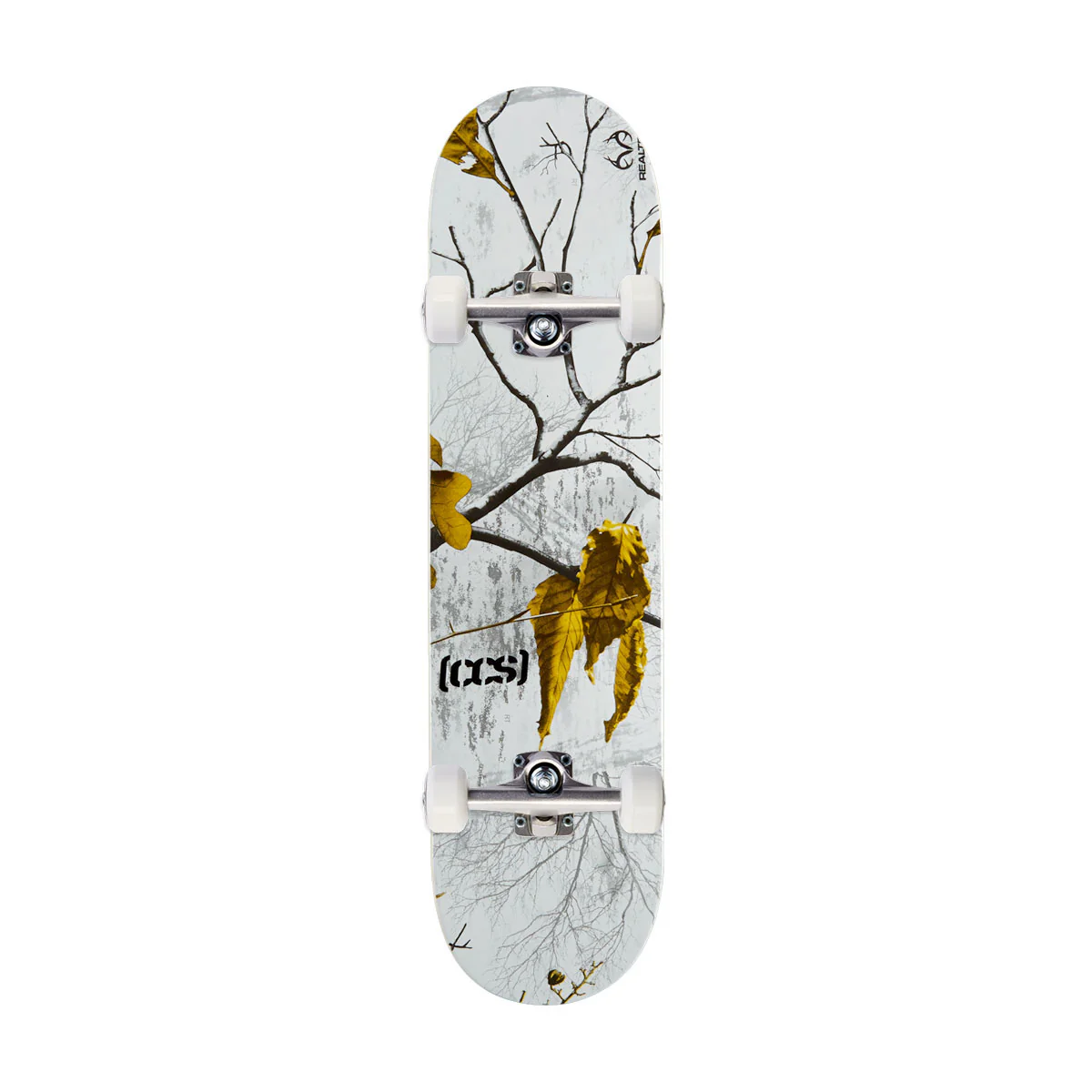 CCS x Realtree Logo Mini Skateboard Complete - Snow - Image 4