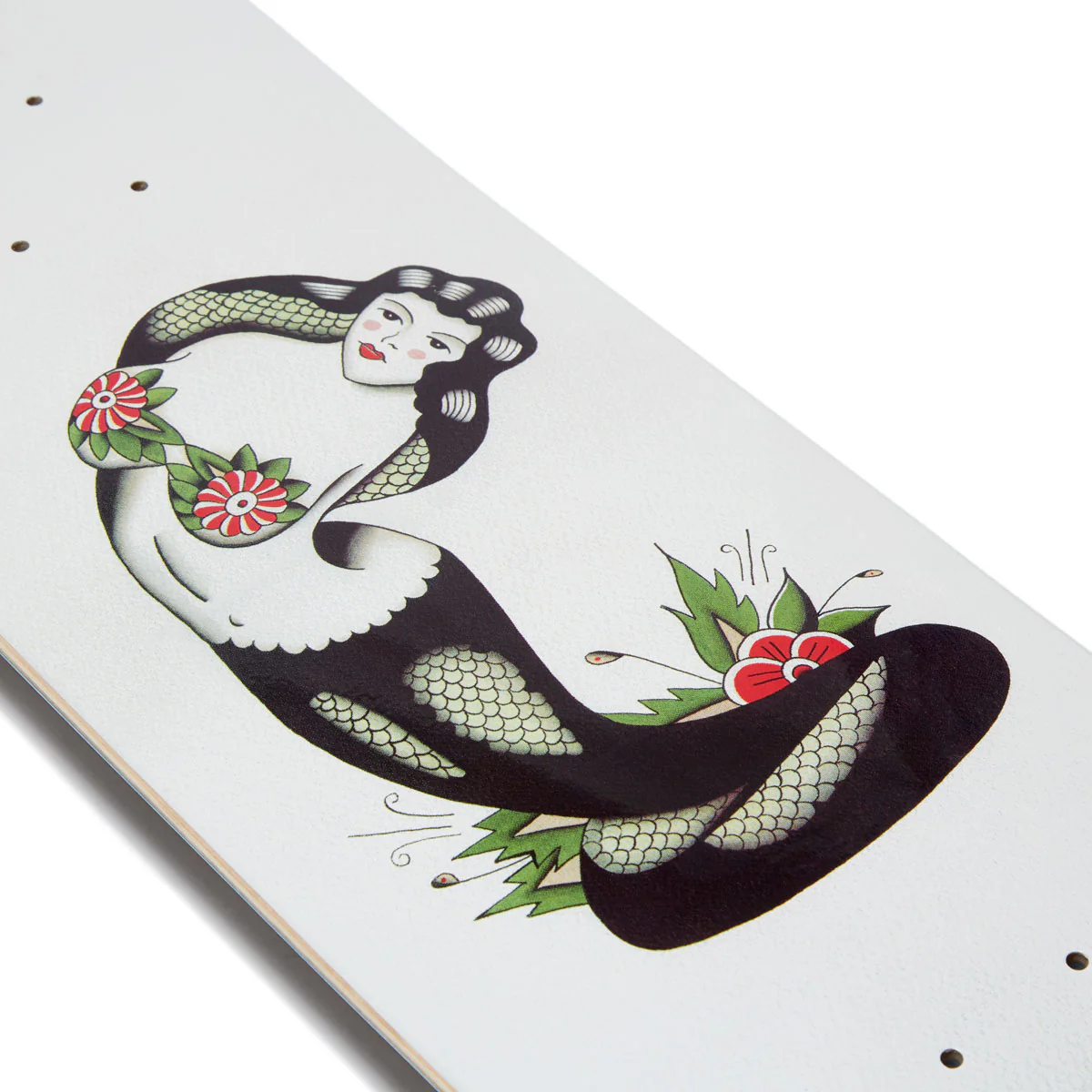 CCS x Tyler Quigley Cobra Woman Skateboard Complete - White - Image 3