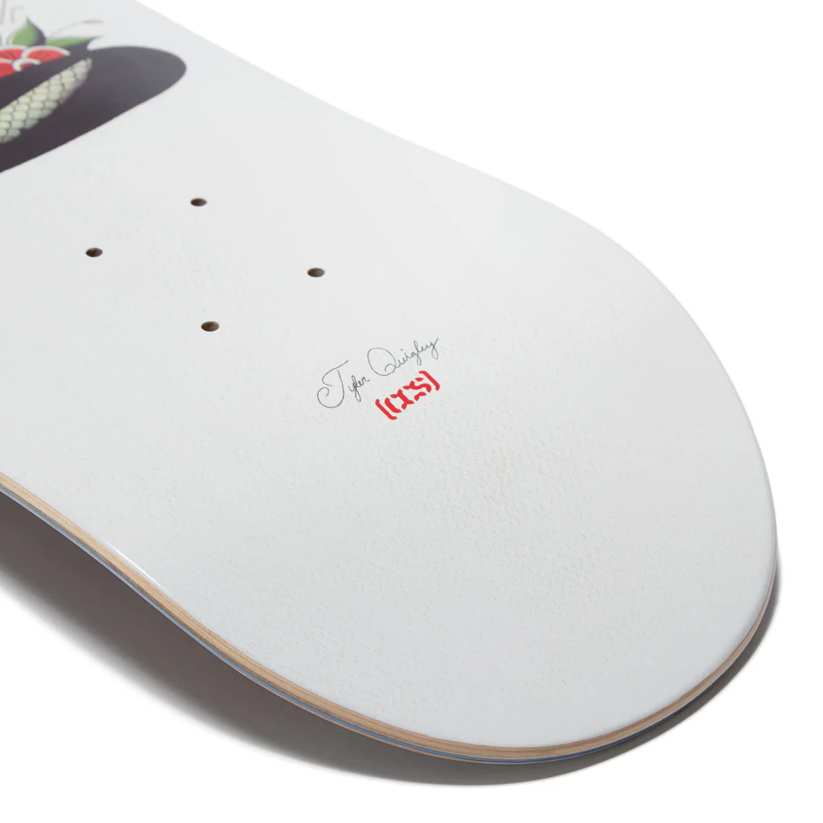 CCS x Tyler Quigley Cobra Woman Skateboard Complete - White - Image 4