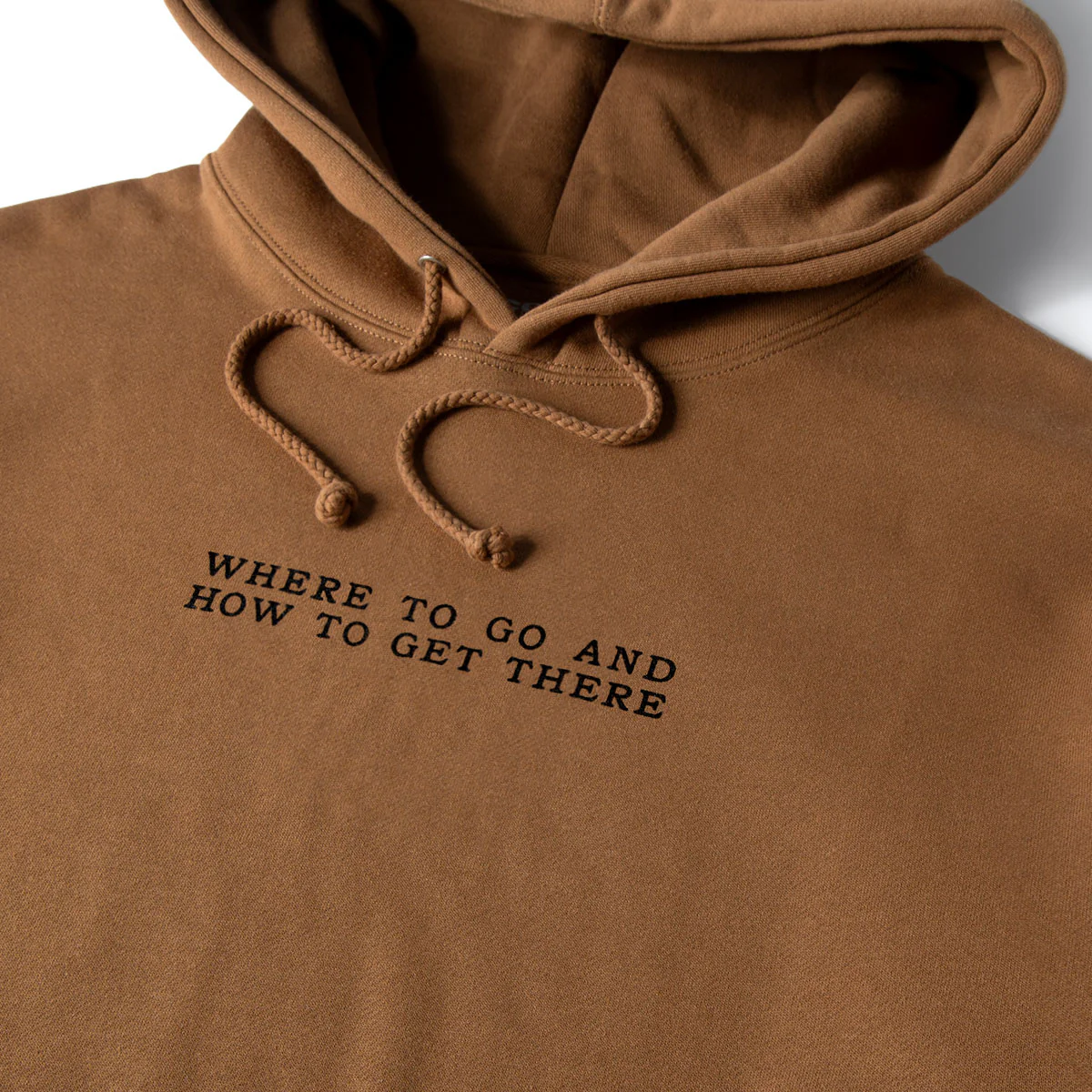 CCS x Zanereti Where To Go Hoodie - Saddle - Image 3