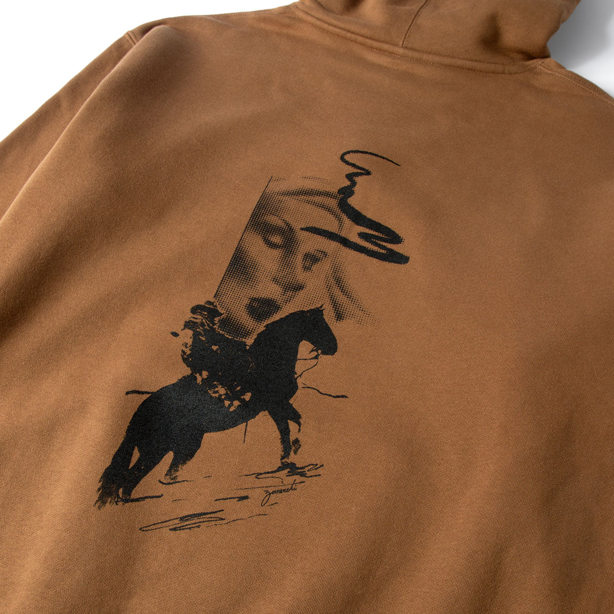 CCS x Zanereti Where To Go Hoodie - Saddle - Image 4
