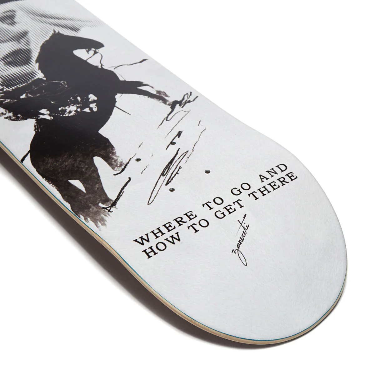 CCS x Zanereti Where To Go Skateboard Deck - Image 4