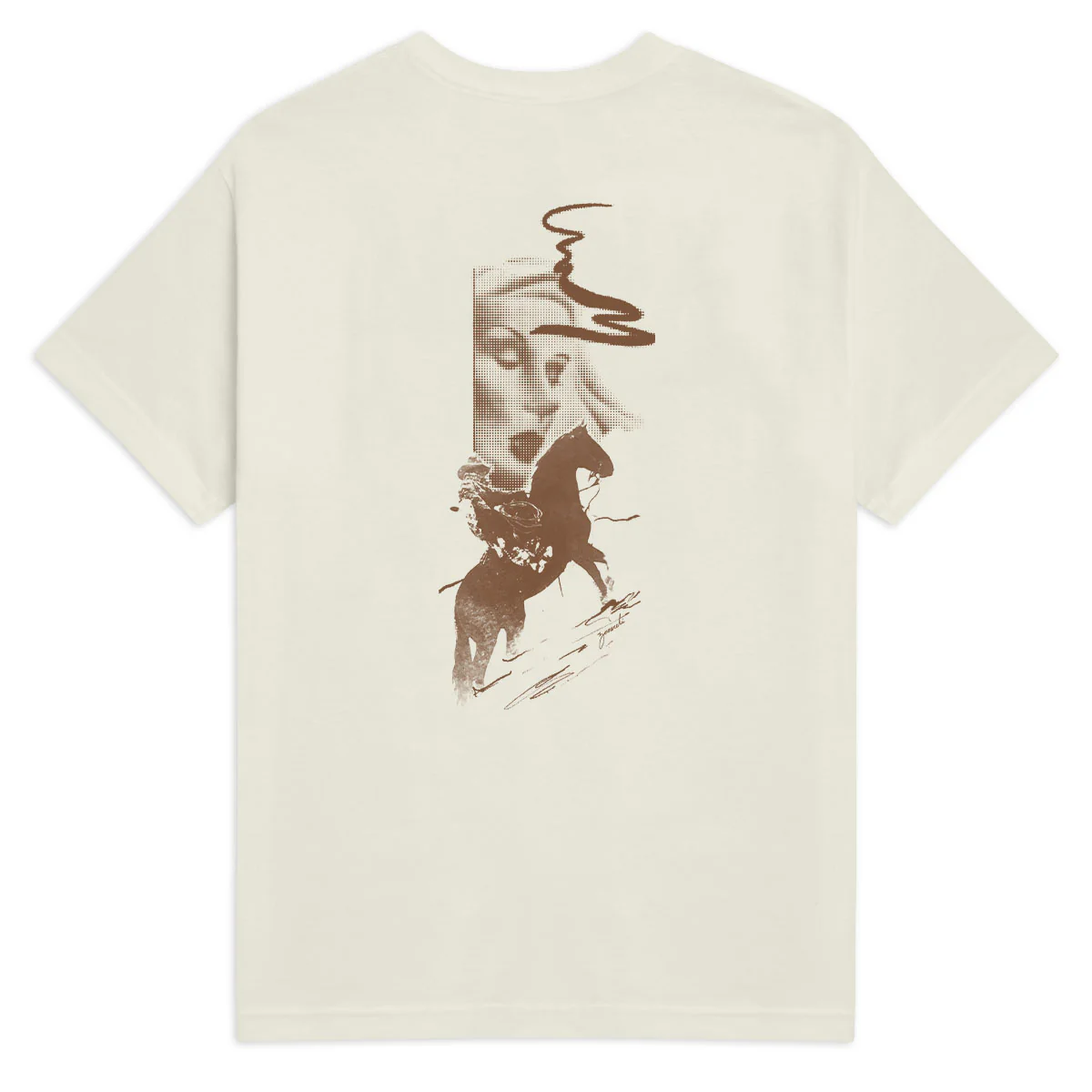 CCS x Zanereti Where To Go T-Shirt - Faded Cream - Image 2