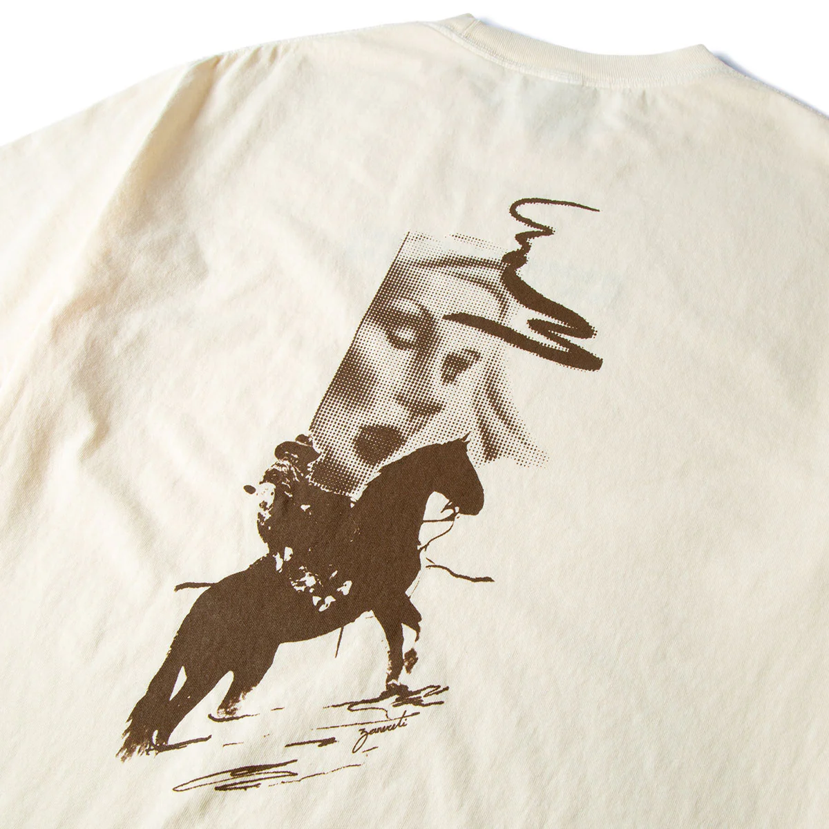 CCS x Zanereti Where To Go T-Shirt - Faded Cream - Image 4