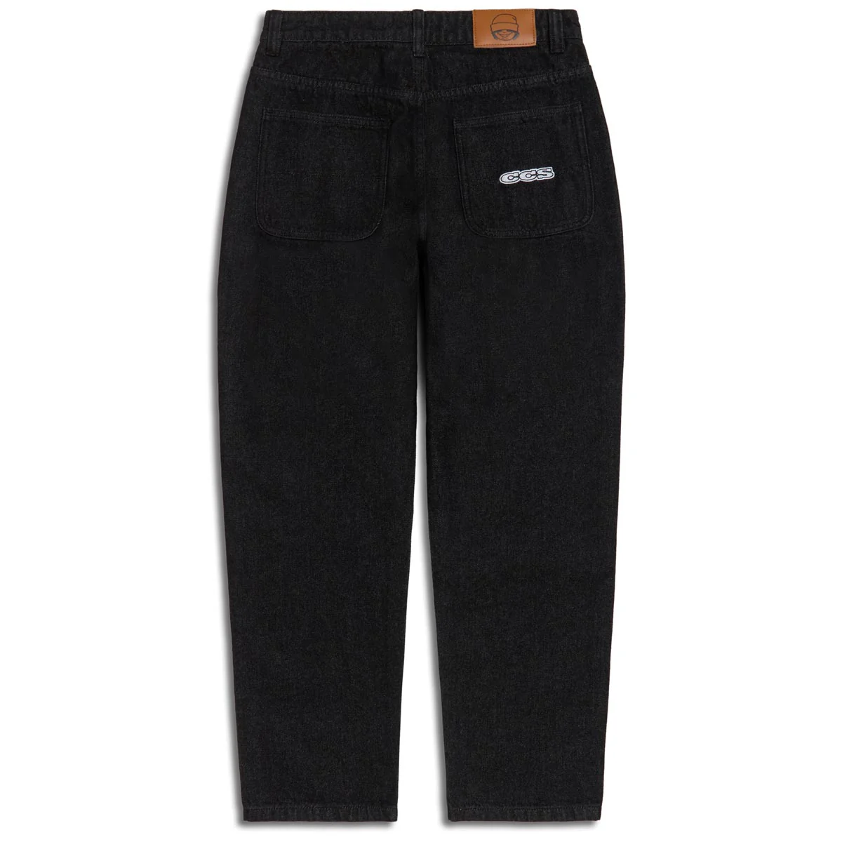 CCS Youth Baggy Taper Denim Jeans - Black - Image 5