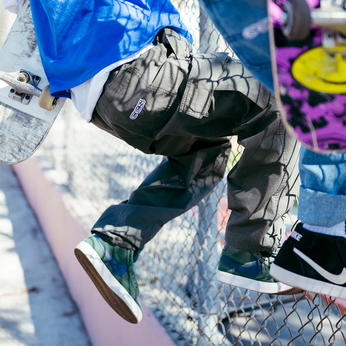 CCS Youth Easy Ripstop Cargo Pants - Green - Image 2