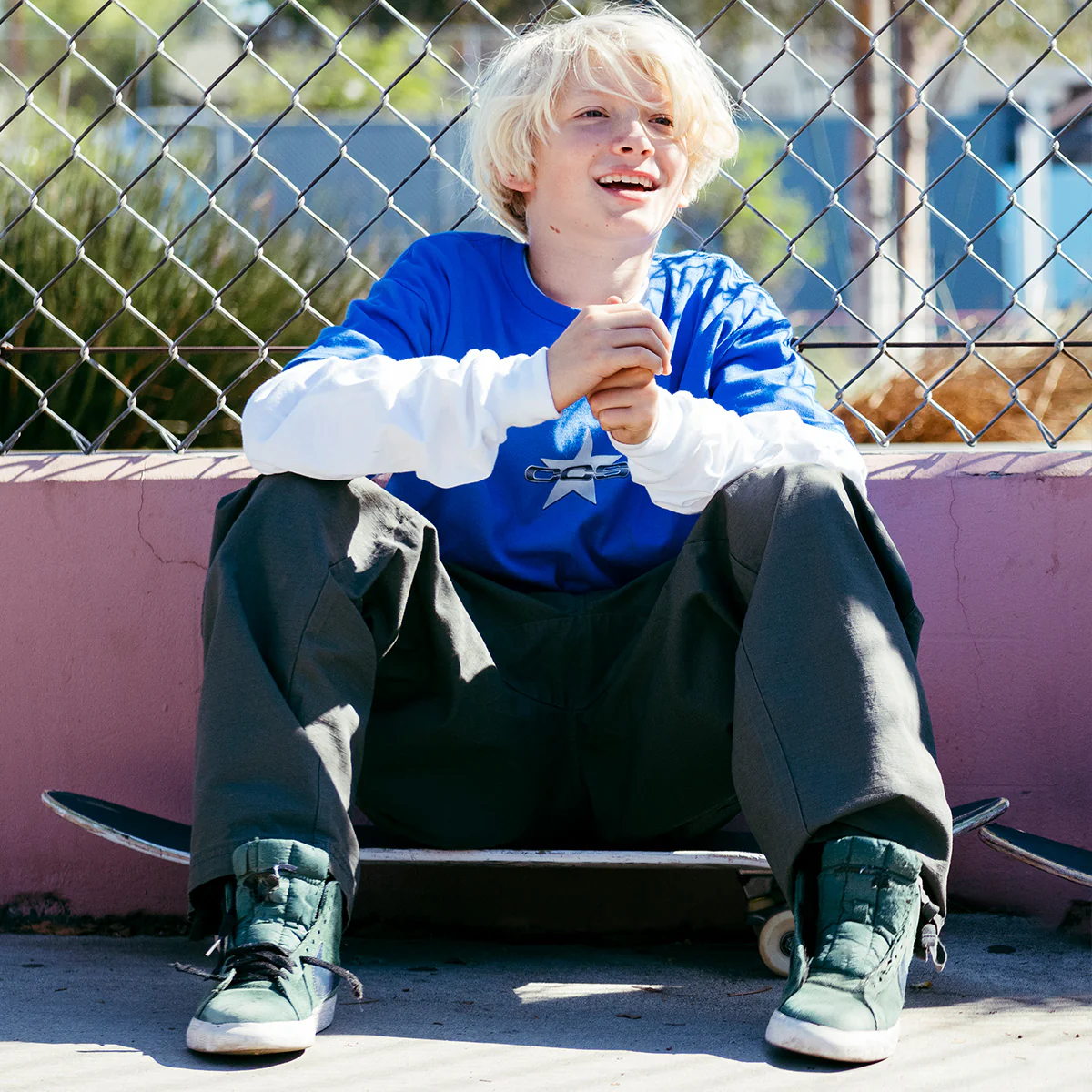 CCS Youth Easy Ripstop Cargo Pants - Green - Image 12
