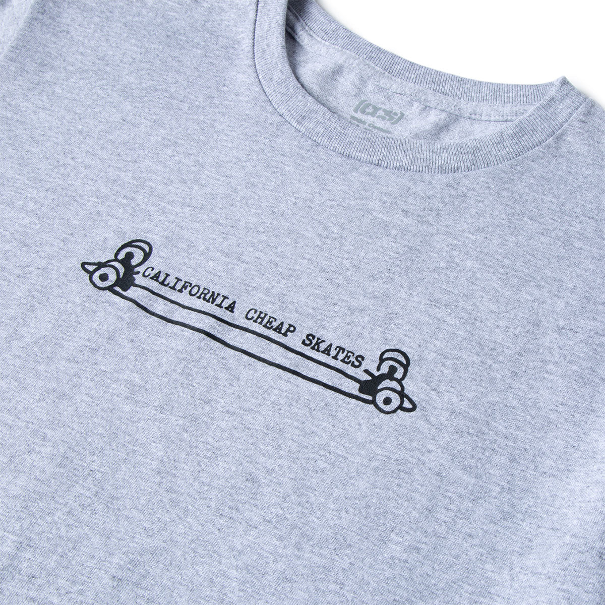 CCS Youth Heritage Cheap Skates T-Shirt - Heather Grey - Image 2