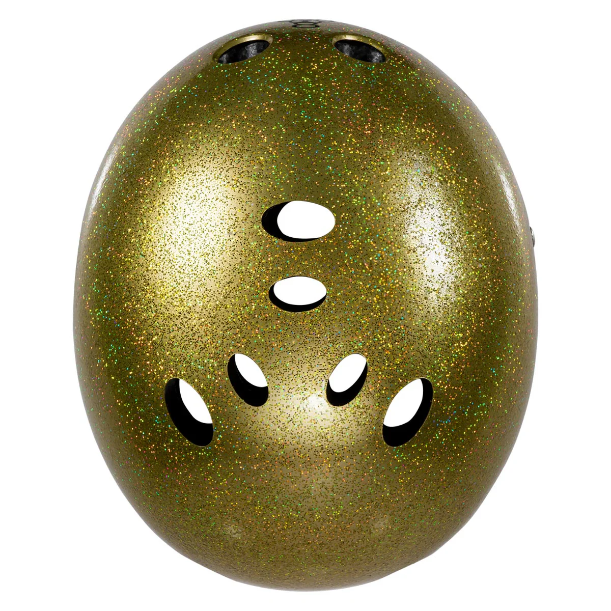 Triple Eight Certified Sweatsaver Helmet - Gold Glitter - Image 3