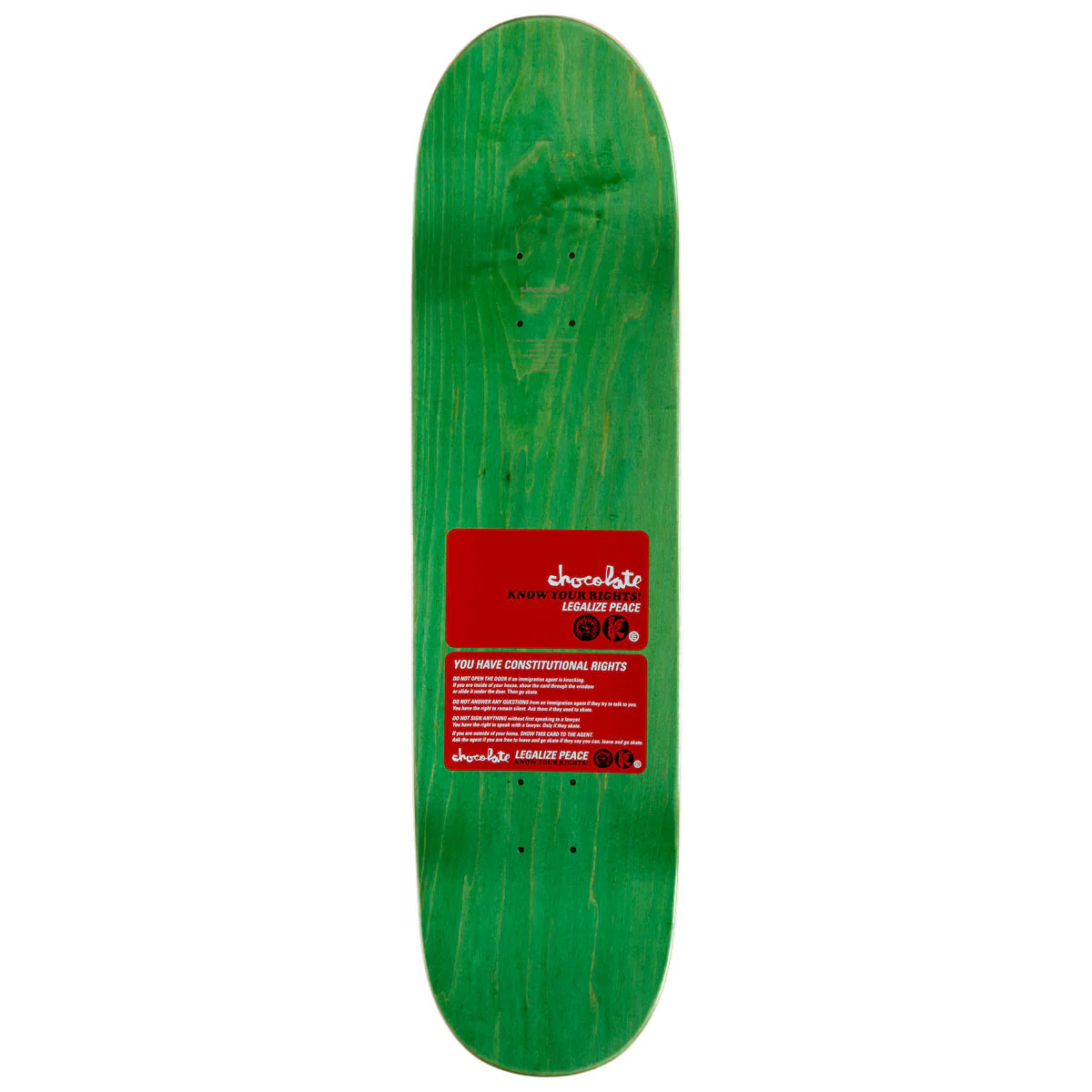 Chocolate Herrera Know Your Rights Skateboard Complete - 8.375" - Image 2