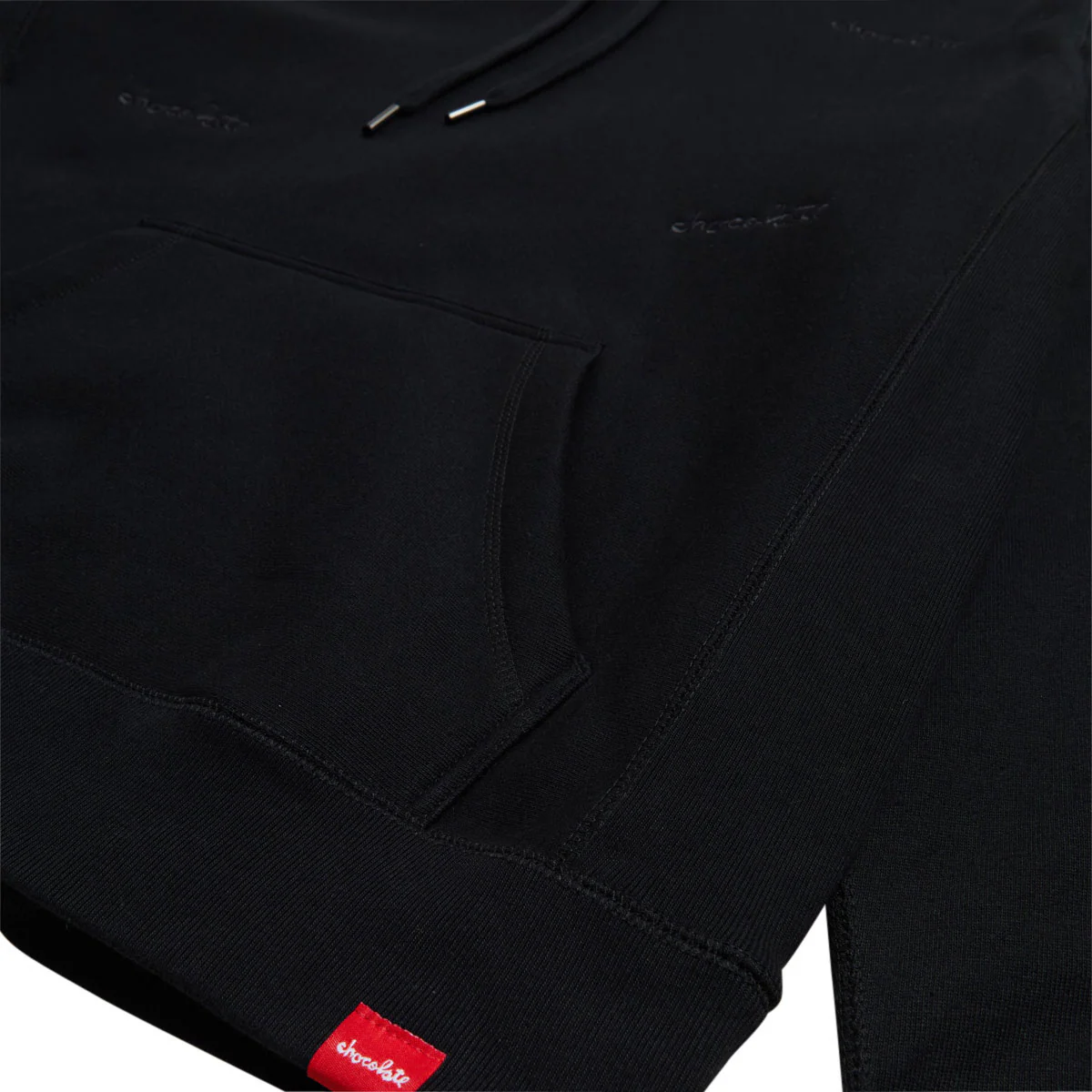 Chocolate Quad Chunk Heavy Hoodie - Black - Image 3