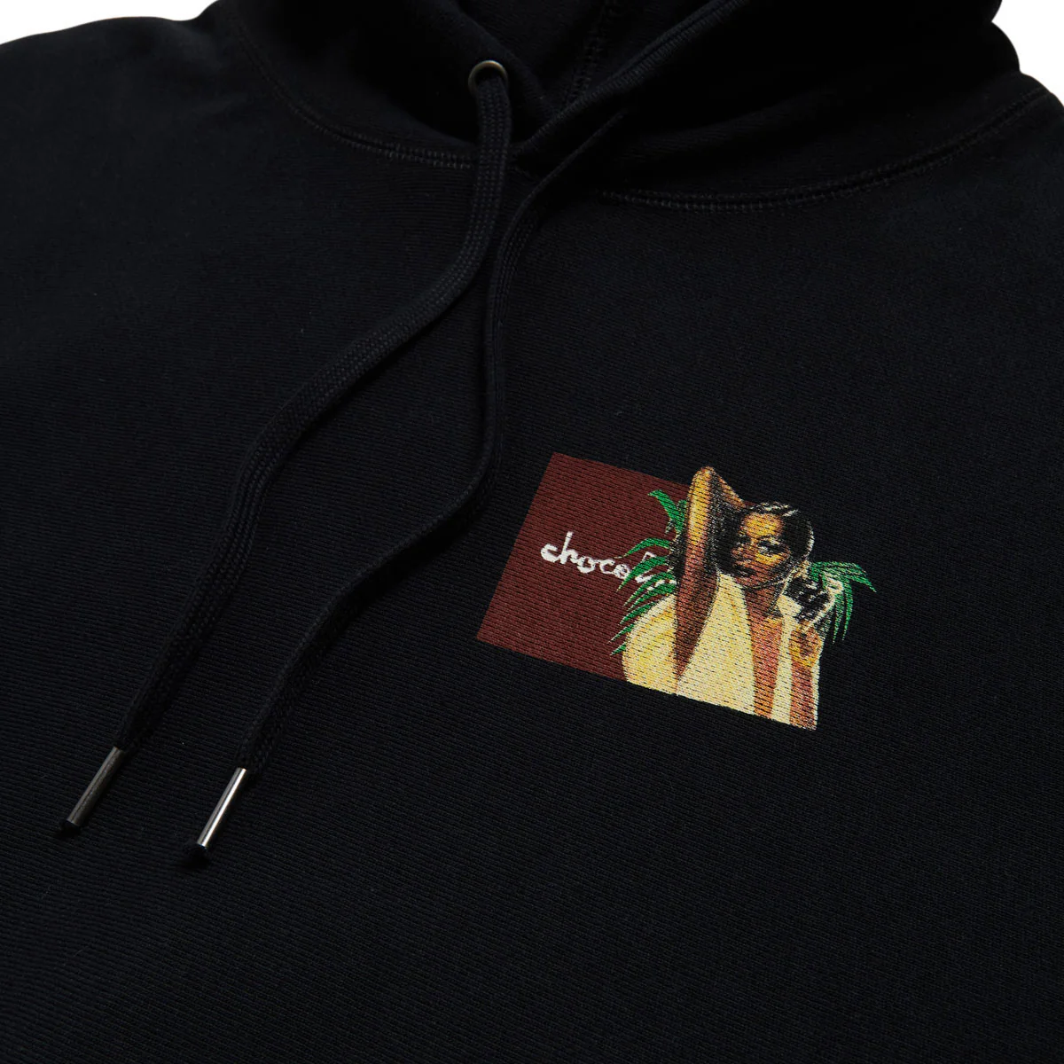 Chocolate Queen Heavy Hoodie - Black - Image 2