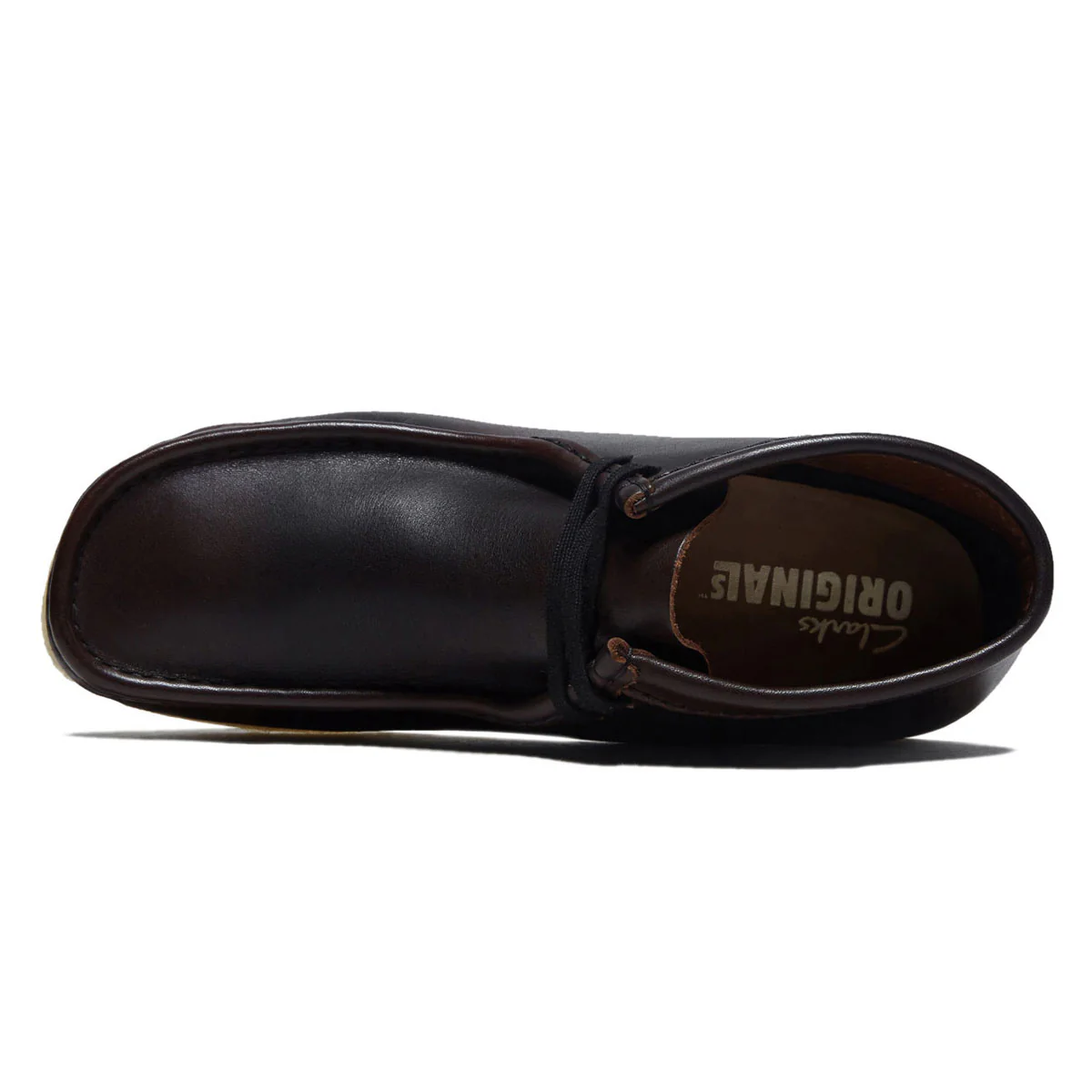 Clarks Wallabee Boots - Dark Tan Combi - Image 3