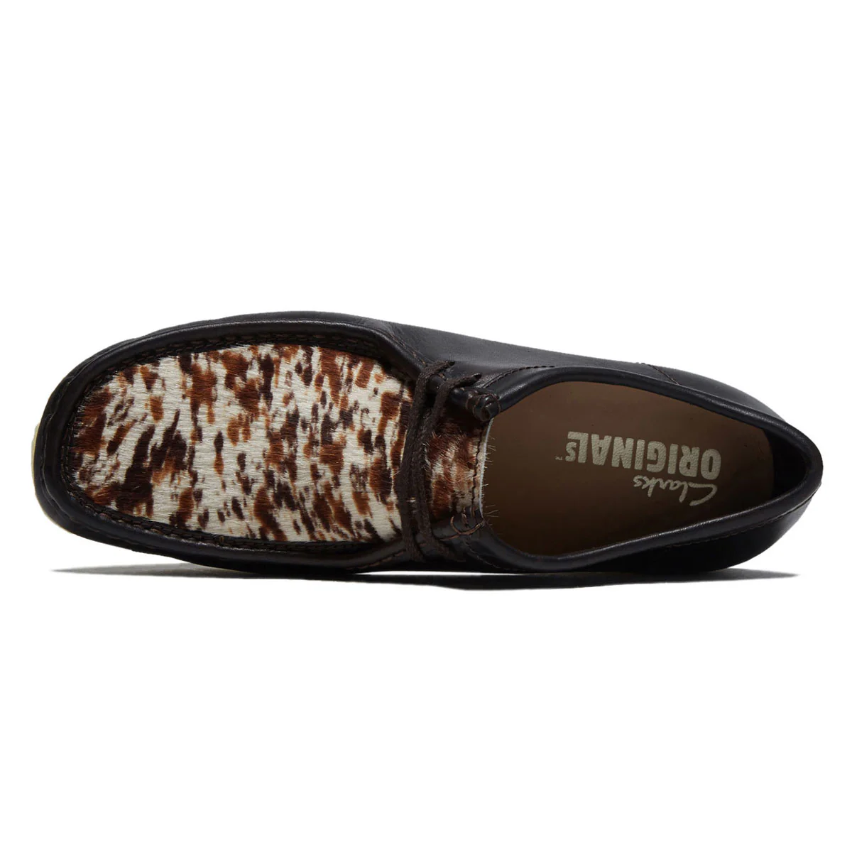 Clarks Wallabee Shoes - Brown Interest - Image 3