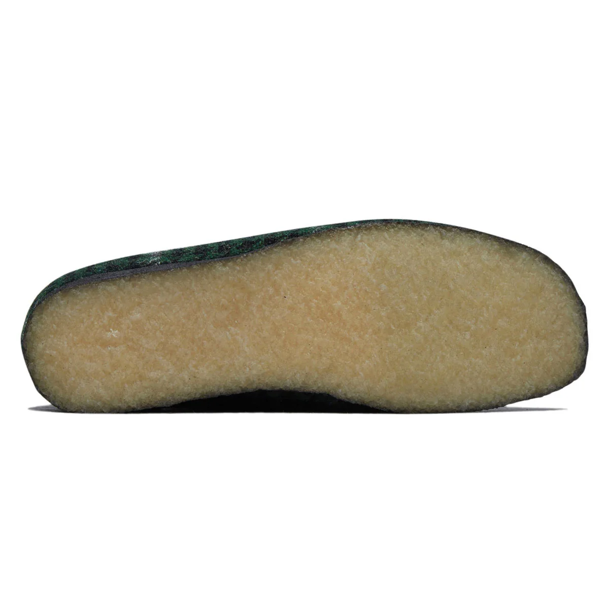 Clarks Wallabee Shoes - Green Tweed - Image 4