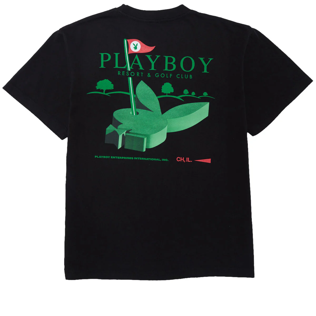 Color Bars x Playboy Bunny Hills T-Shirt - Black - Image 2