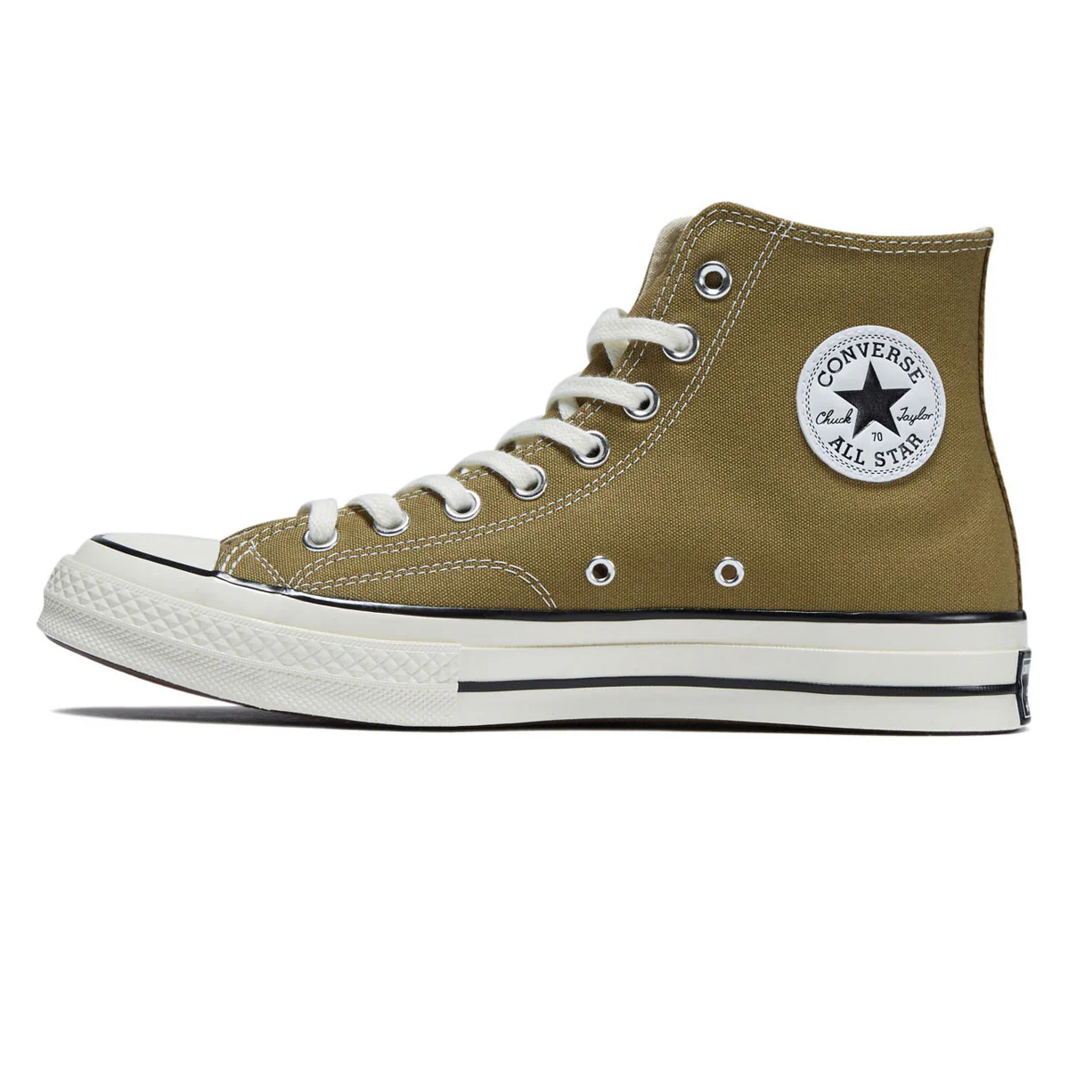 Converse Chuck 70 Hi Shoes - Swamp Core/Egret/Black - Image 2