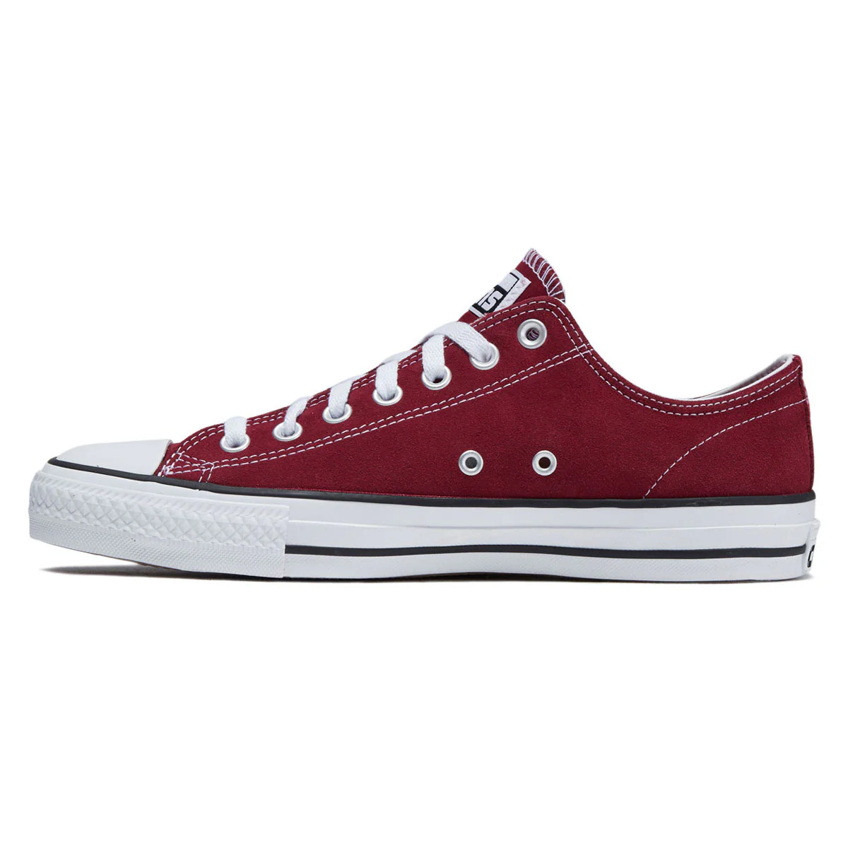 Converse Chuck Taylor All Star Pro Suede Ox Shoes - Sporty Berry/Black/White - Image 2
