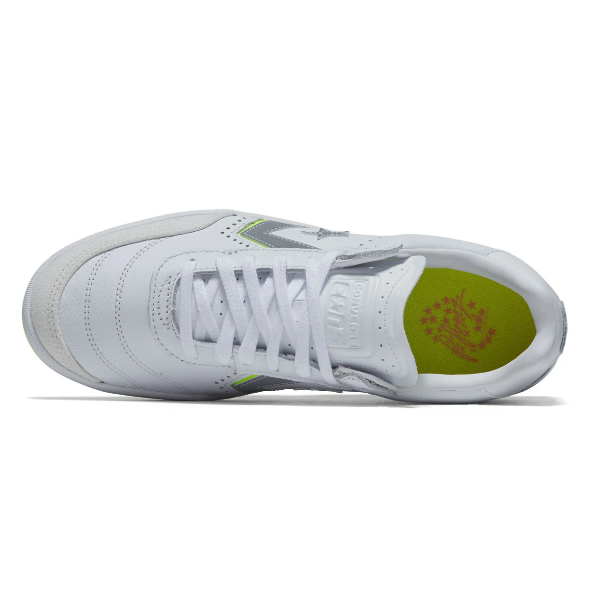 Converse Louie Lopez Pro 2 Shoes - White/White/Volt - Image 3