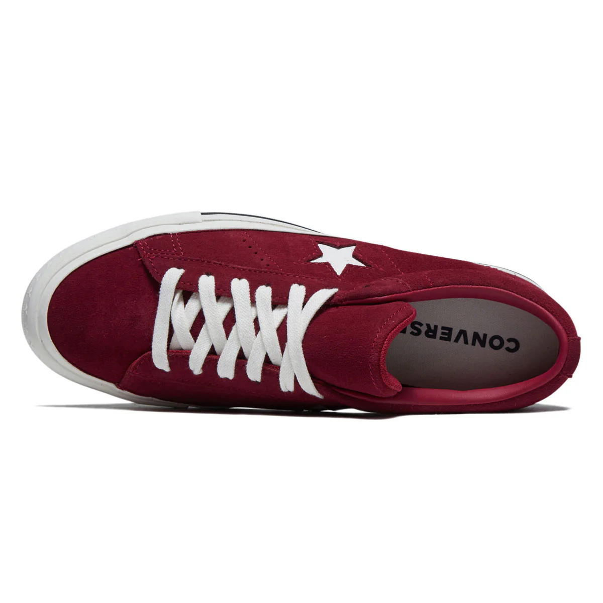Converse One Star 95 Ox Shoes - Sporty Berry/Black/Vintage White - Image 3