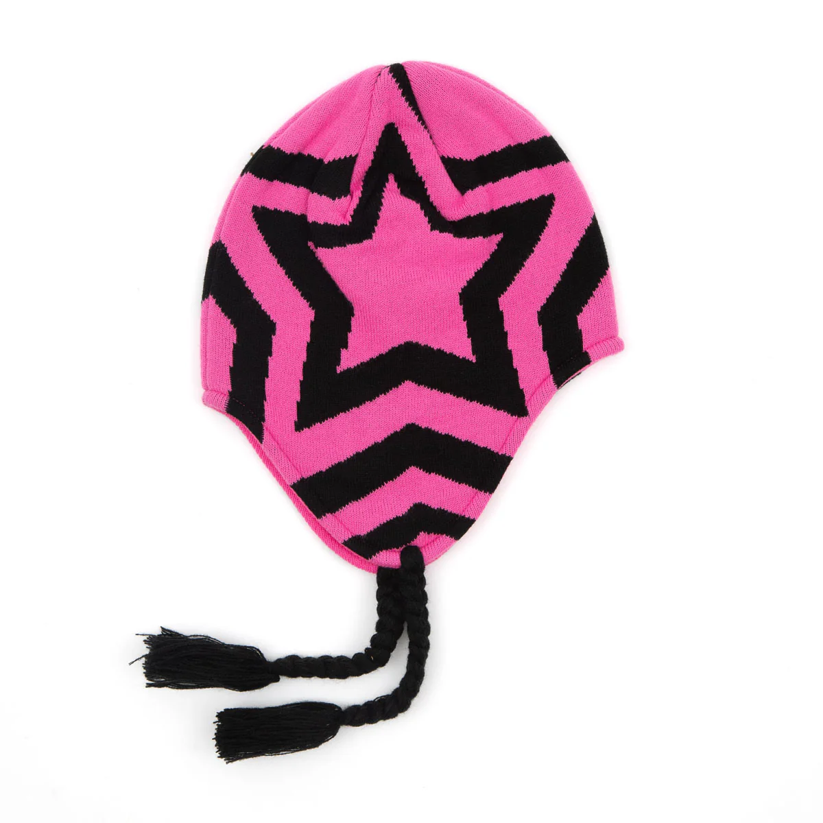 Corduroy Cosmos Earflap Beanie - Pink - Image 2