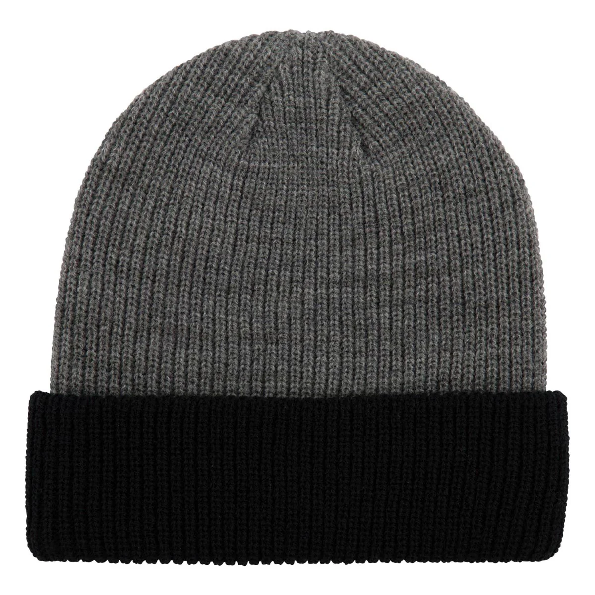 Creature Bonehead Label Long Shoreman Beanie - Black/Grey - Image 2