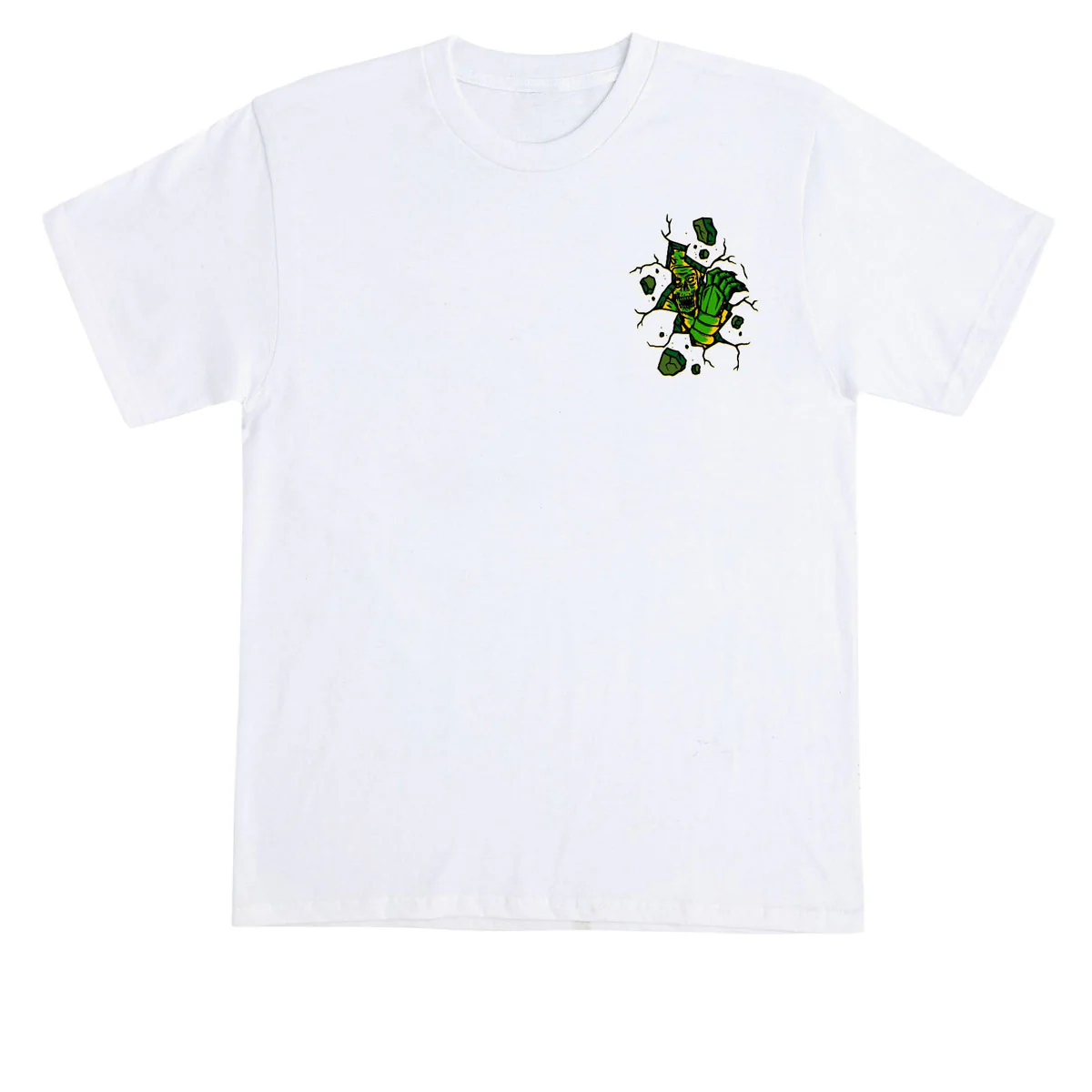Creature Breaker Logo Outline T-Shirt - White - Image 2