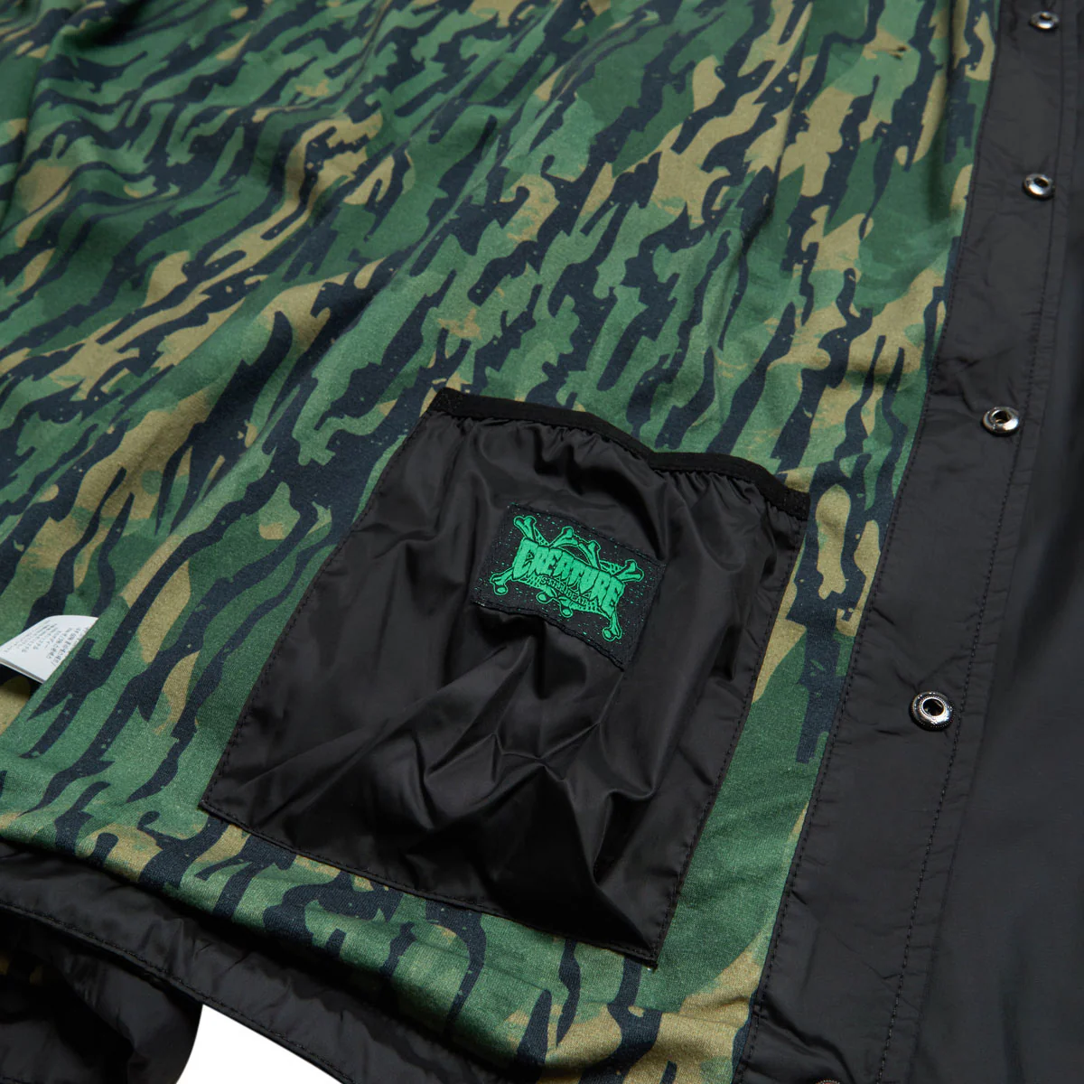 Creature CRTR Coach Windbreaker Jacket - Black - Image 4