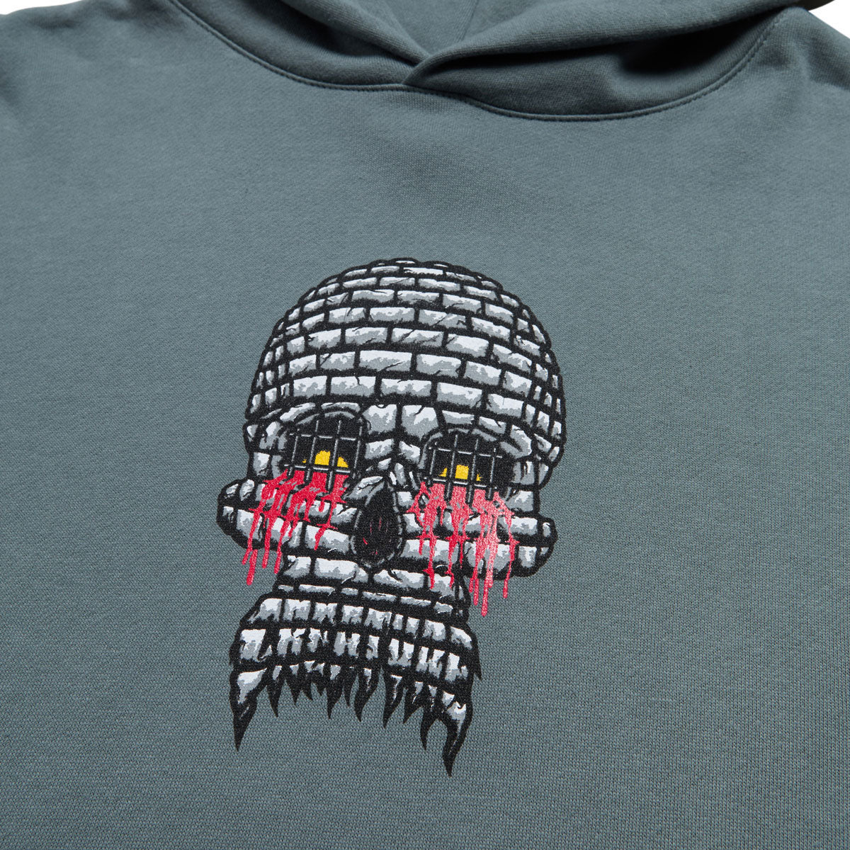 Creature Doom Skull Hoodie - Blue Magic - Image 2