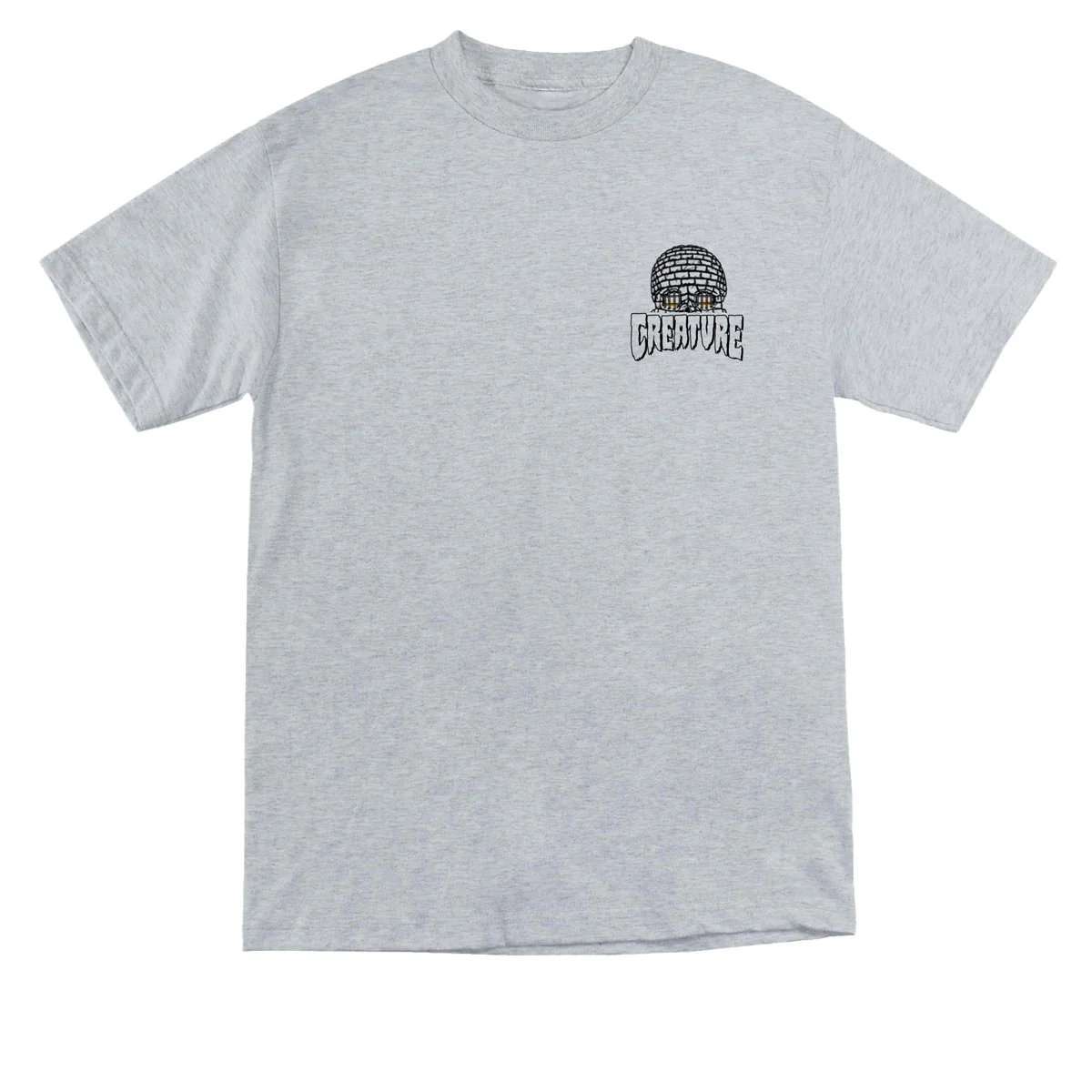 Creature Doom Skull T-Shirt - Sport Grey - Image 2