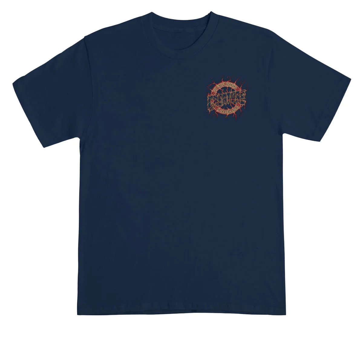 Creature Finest Strike T-Shirt - Navy - Image 2