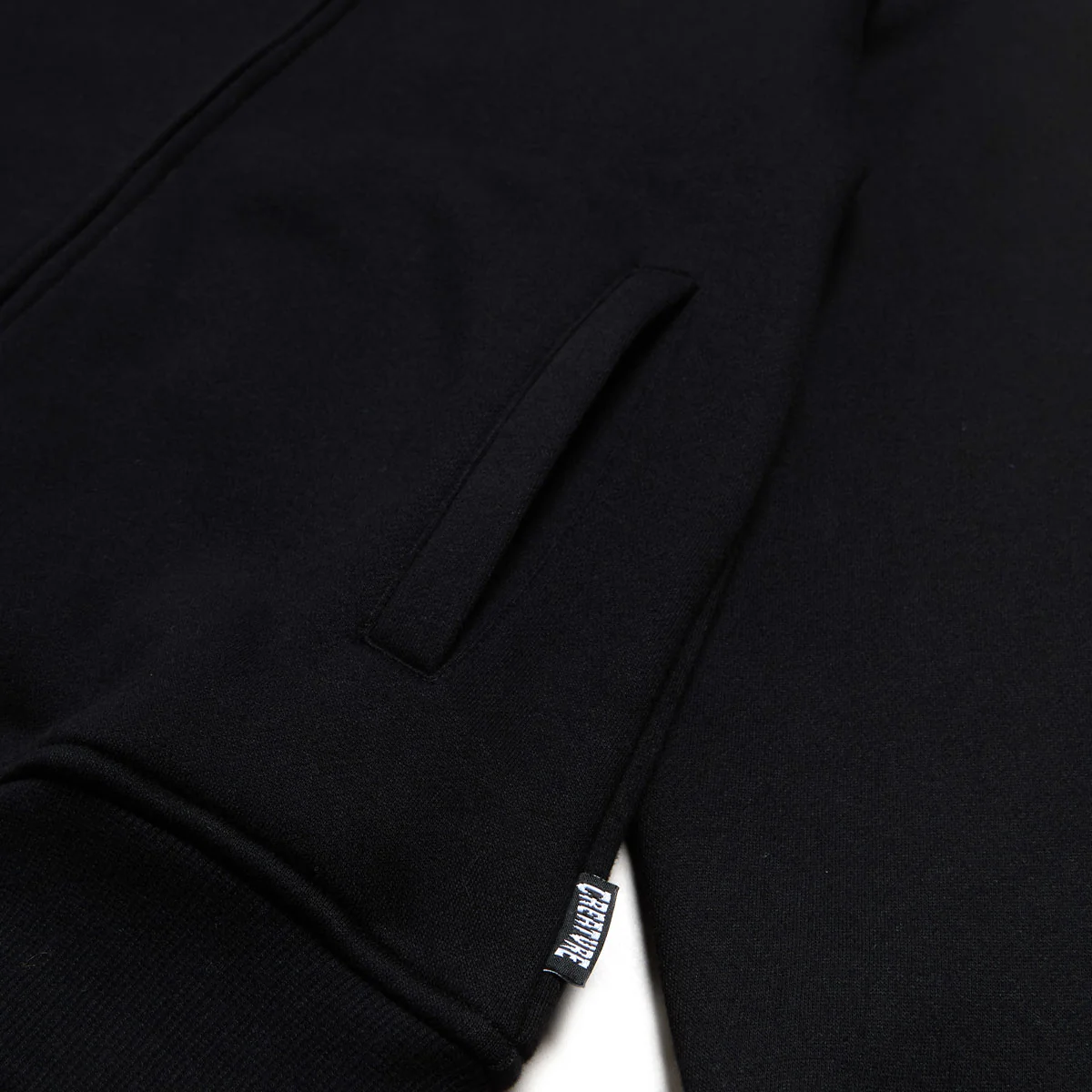 Creature Hesher Flame Zip Hoodie - Black - Image 3