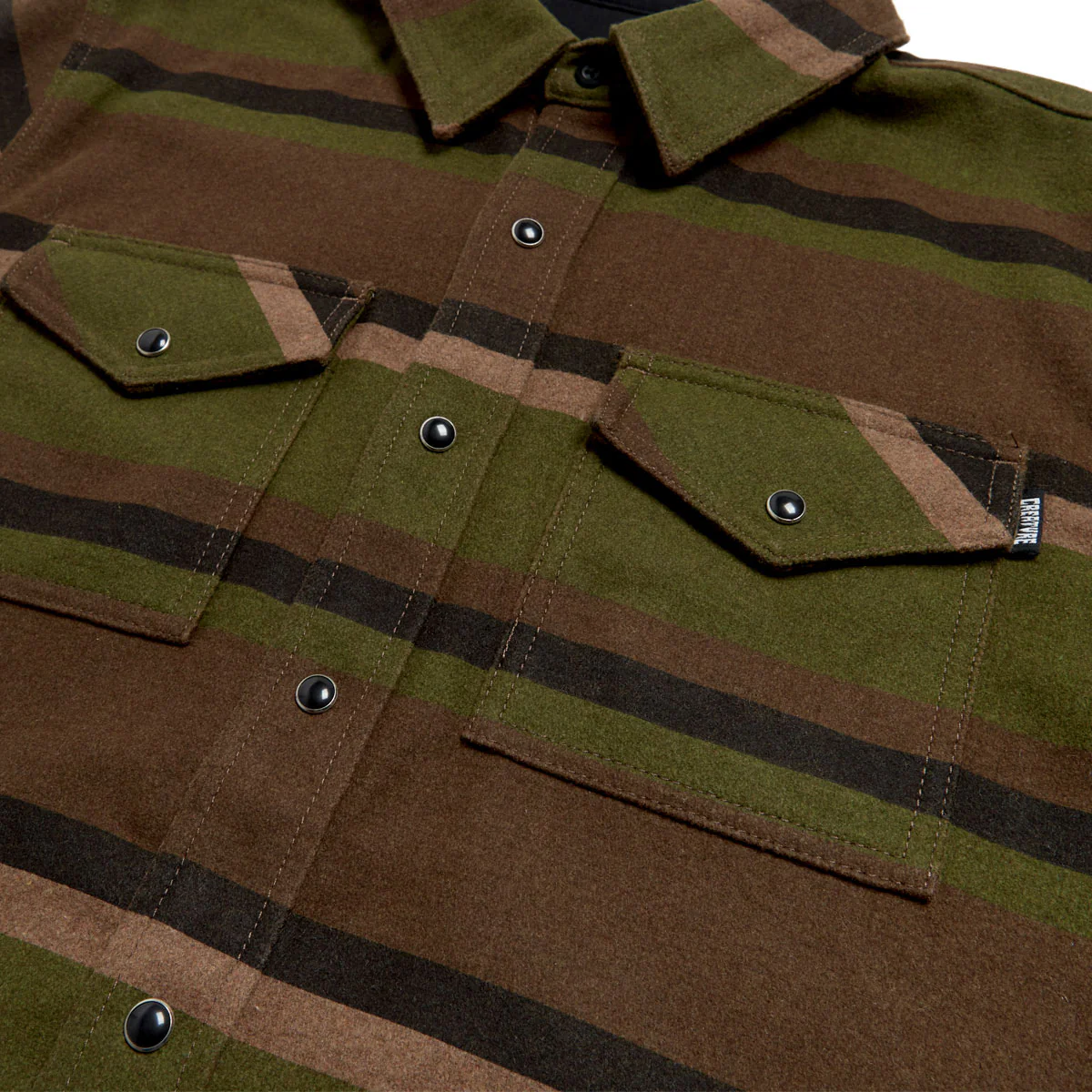 Creature Horizon Long Sleeve Flannel Shirt - Hunter - Image 3