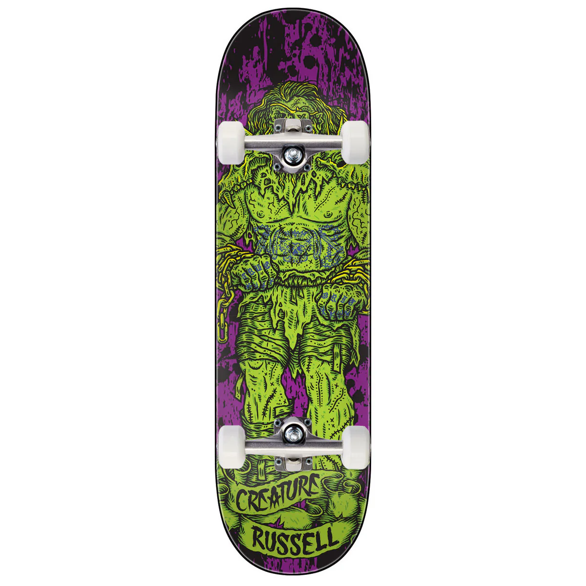 Creature Russell Vikings of Hesh Law XX Pro Skateboard Complete - 8.75"