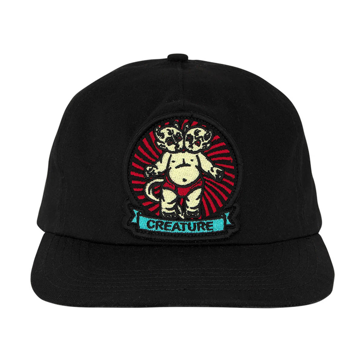 Creature Sideshow Snapback Hat - Black - Image 2