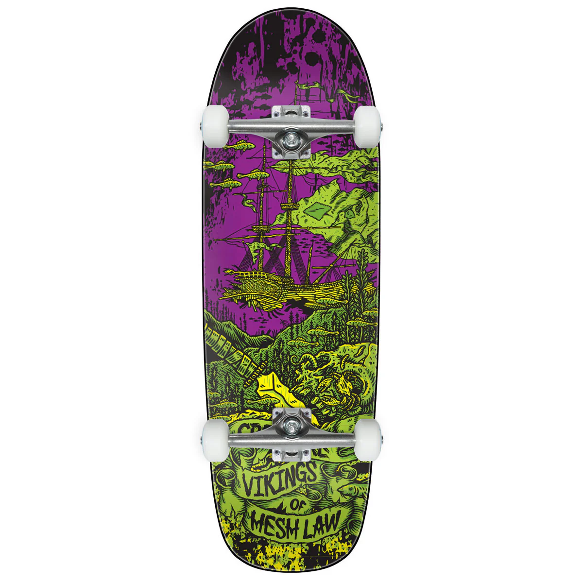 Creature Team Viking of Hesh Law XX Skateboard Complete - 9.55"
