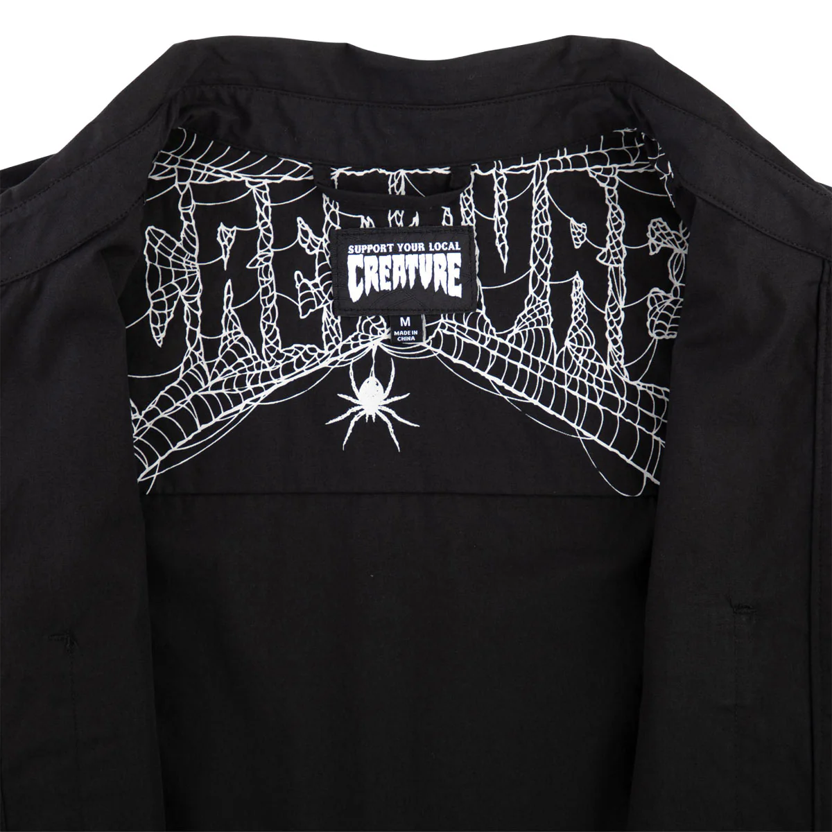 Creature Web 2 Relic Work Shirt - Black - Image 5