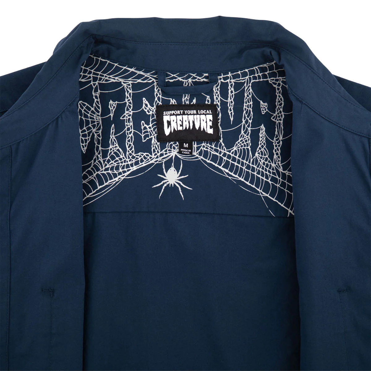 Creature Web 2 Relic Work Shirt - Navy - Image 5