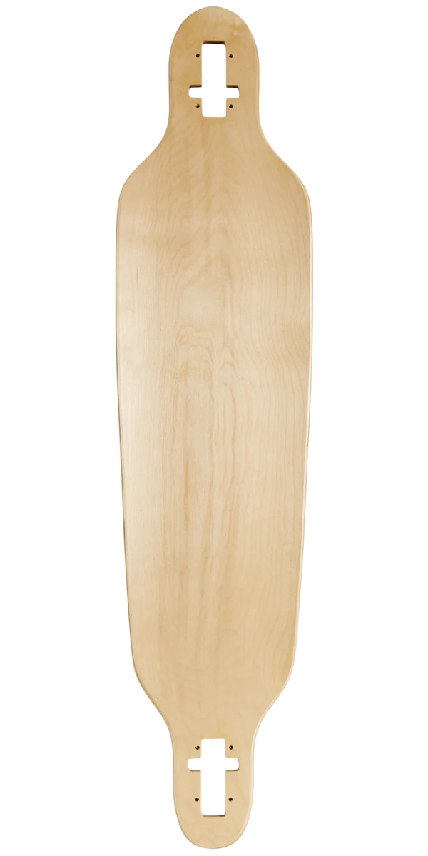 Daddies Logo Drop-Thru Longboard Complete - Orange - Image 2