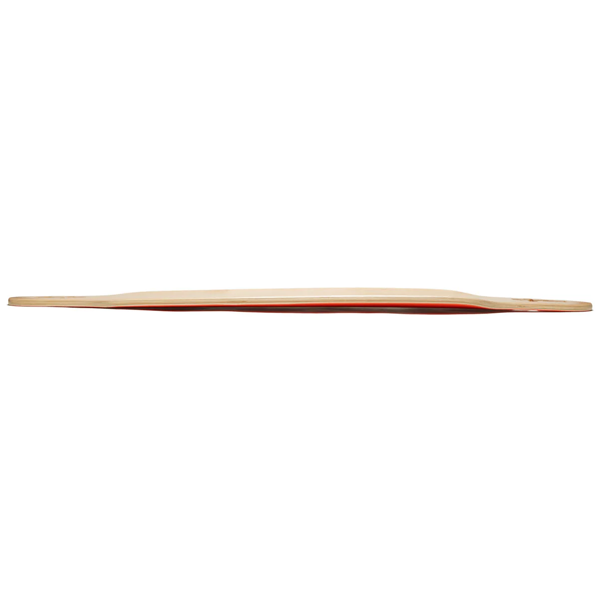 Daddies Logo Drop-Thru Longboard Complete - Orange - Image 3