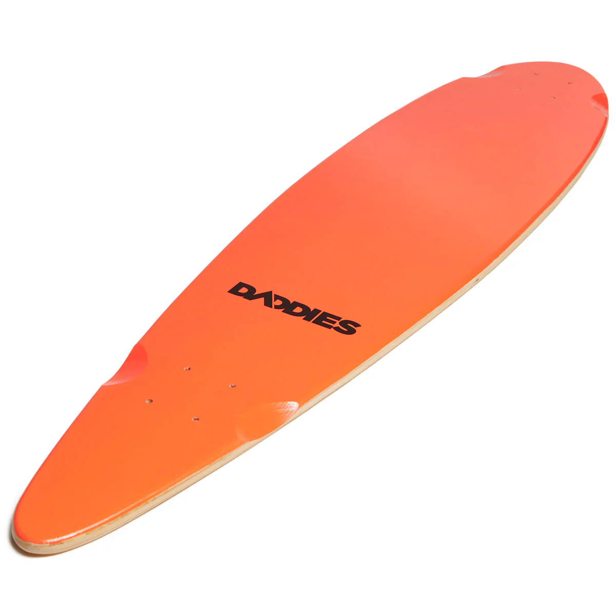 Daddies Logo Pintail Longboard Complete - Orange - Image 4