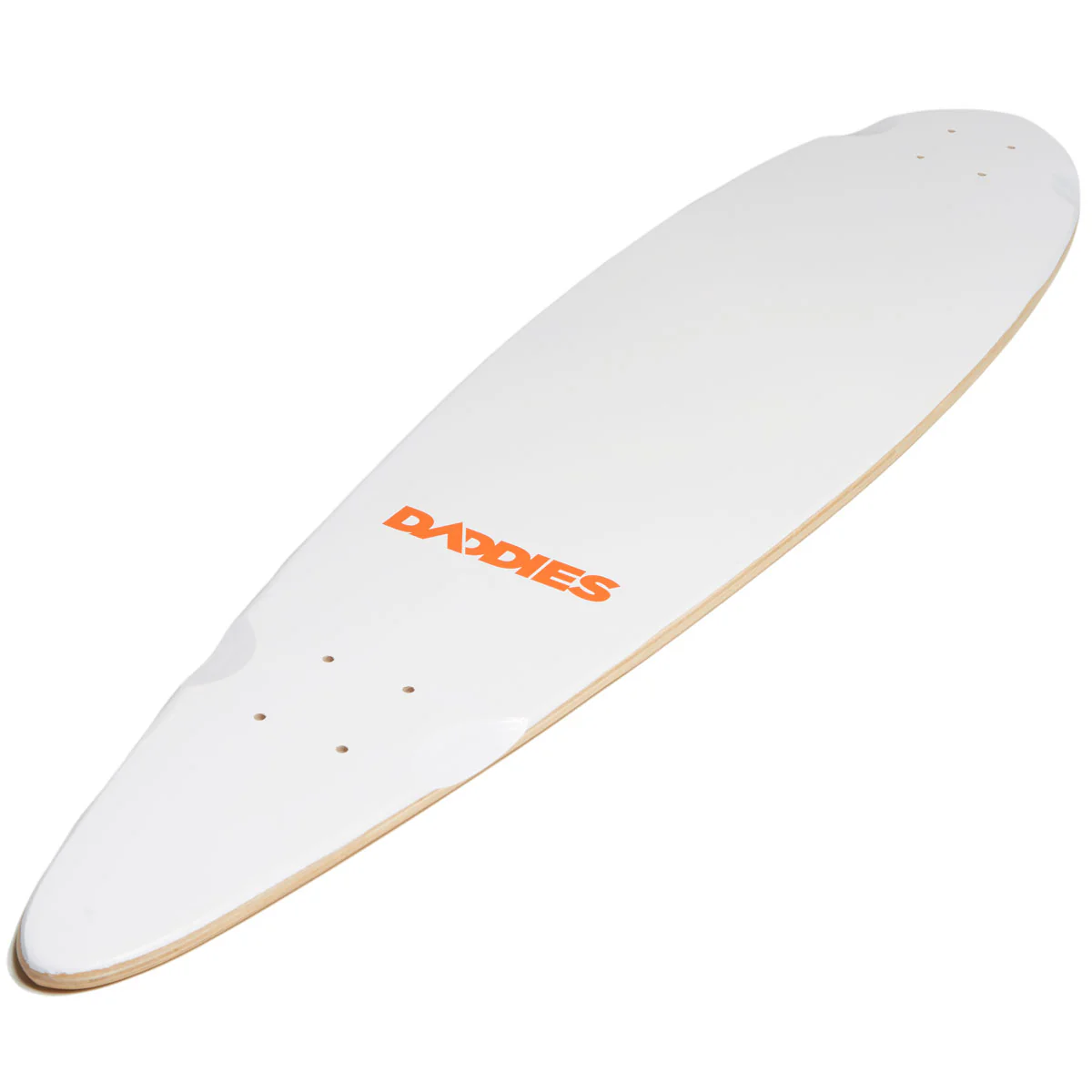 Daddies Logo Pintail Longboard Complete - White - Image 4