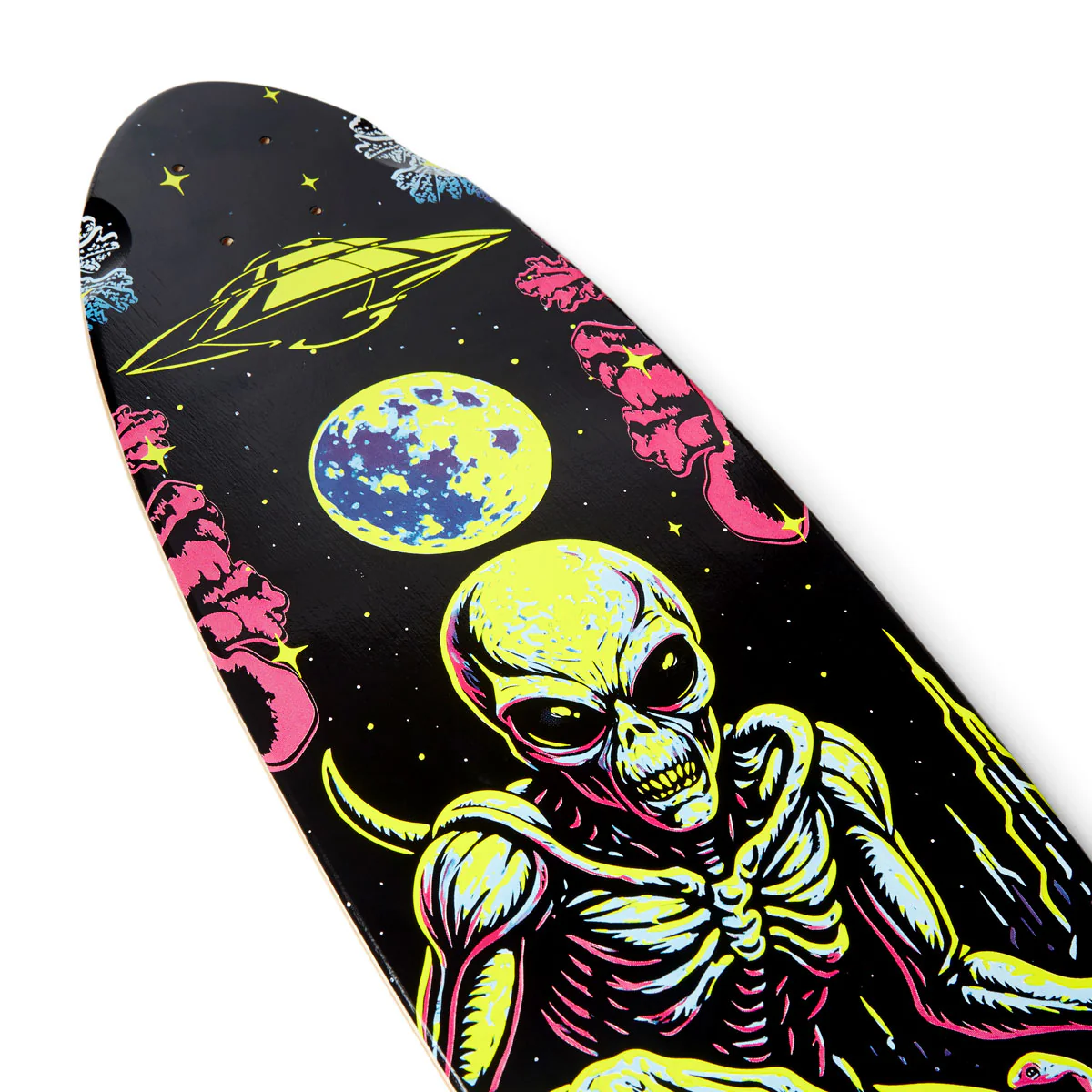 Daddies Mall Poster Blacklight Pintail Longboard Complete - Black/Glow - Image 4