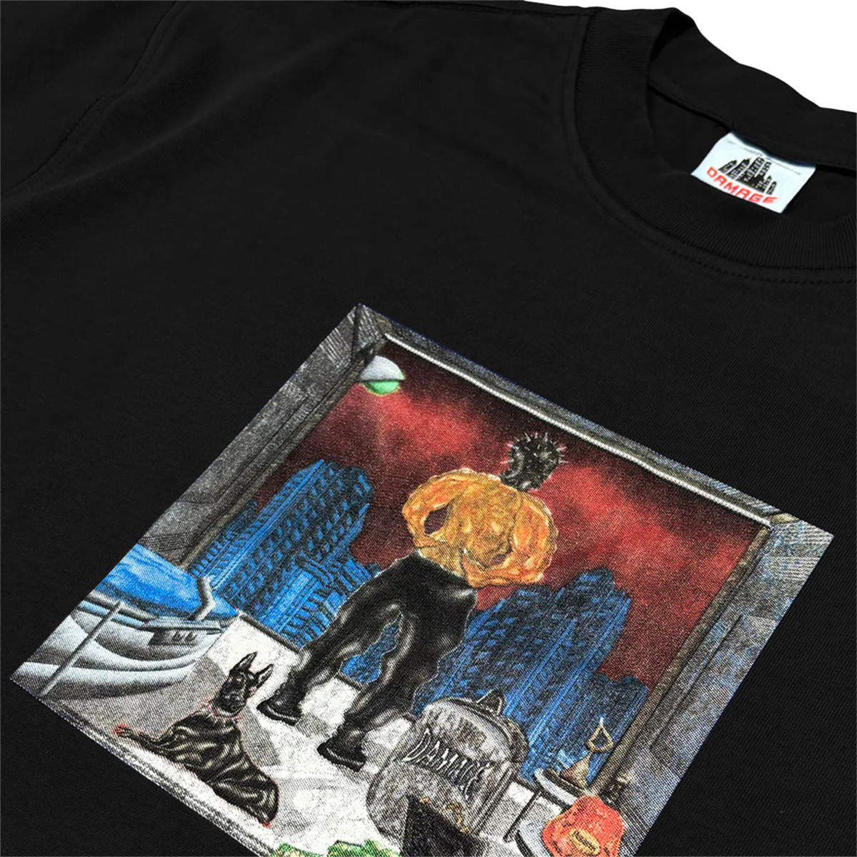 Damage Condo T-Shirt - Black - Image 2