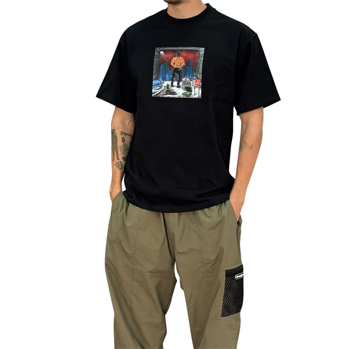 Damage Condo T-Shirt - Black - Image 3