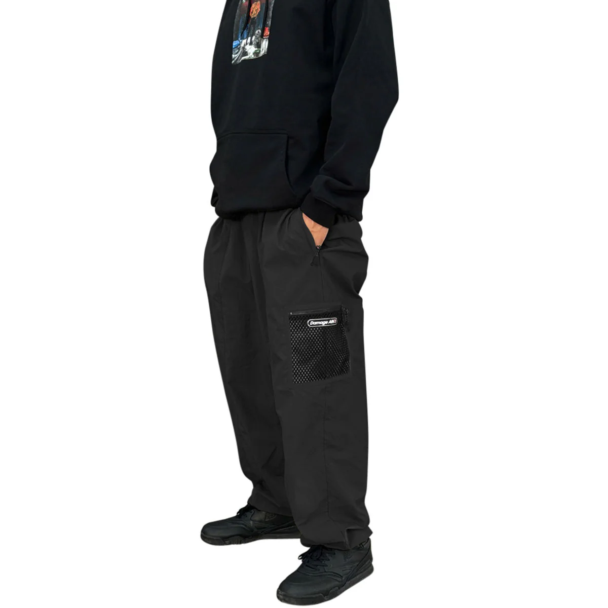 Damage Tundra Track Pants - Black - Image 5