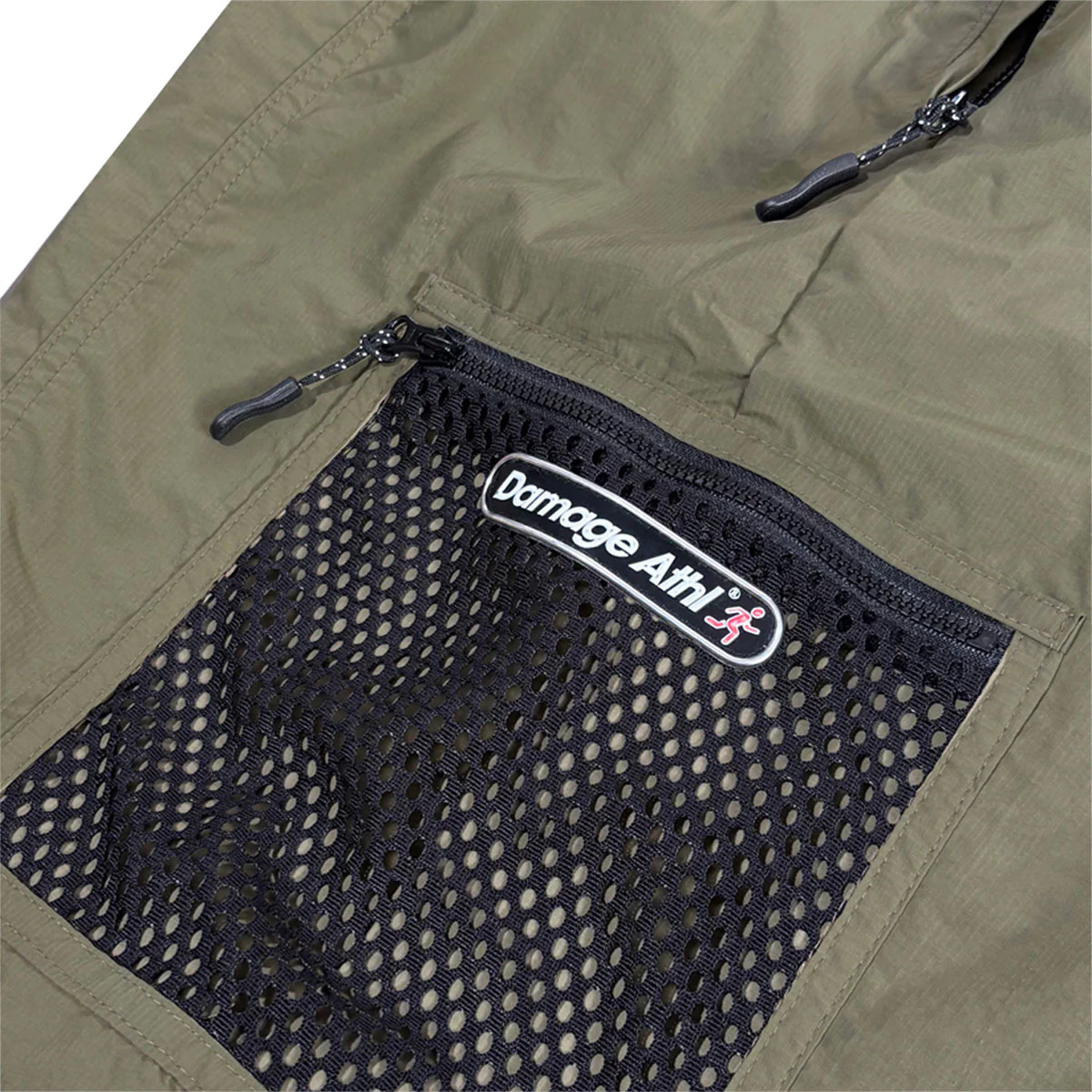 Damage Tundra Track Pants - Military Green - Image 3