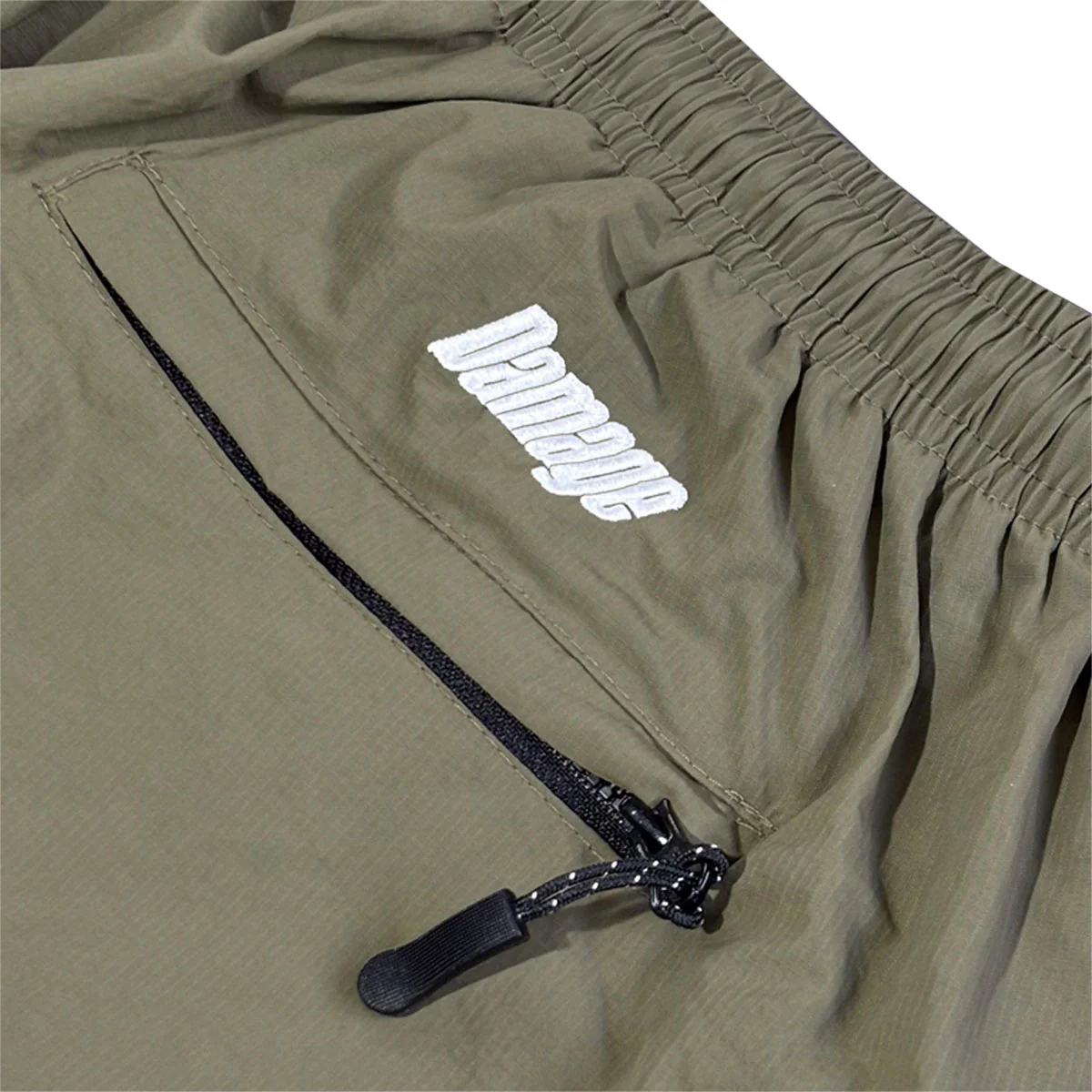 Damage Tundra Track Pants - Military Green - Image 4