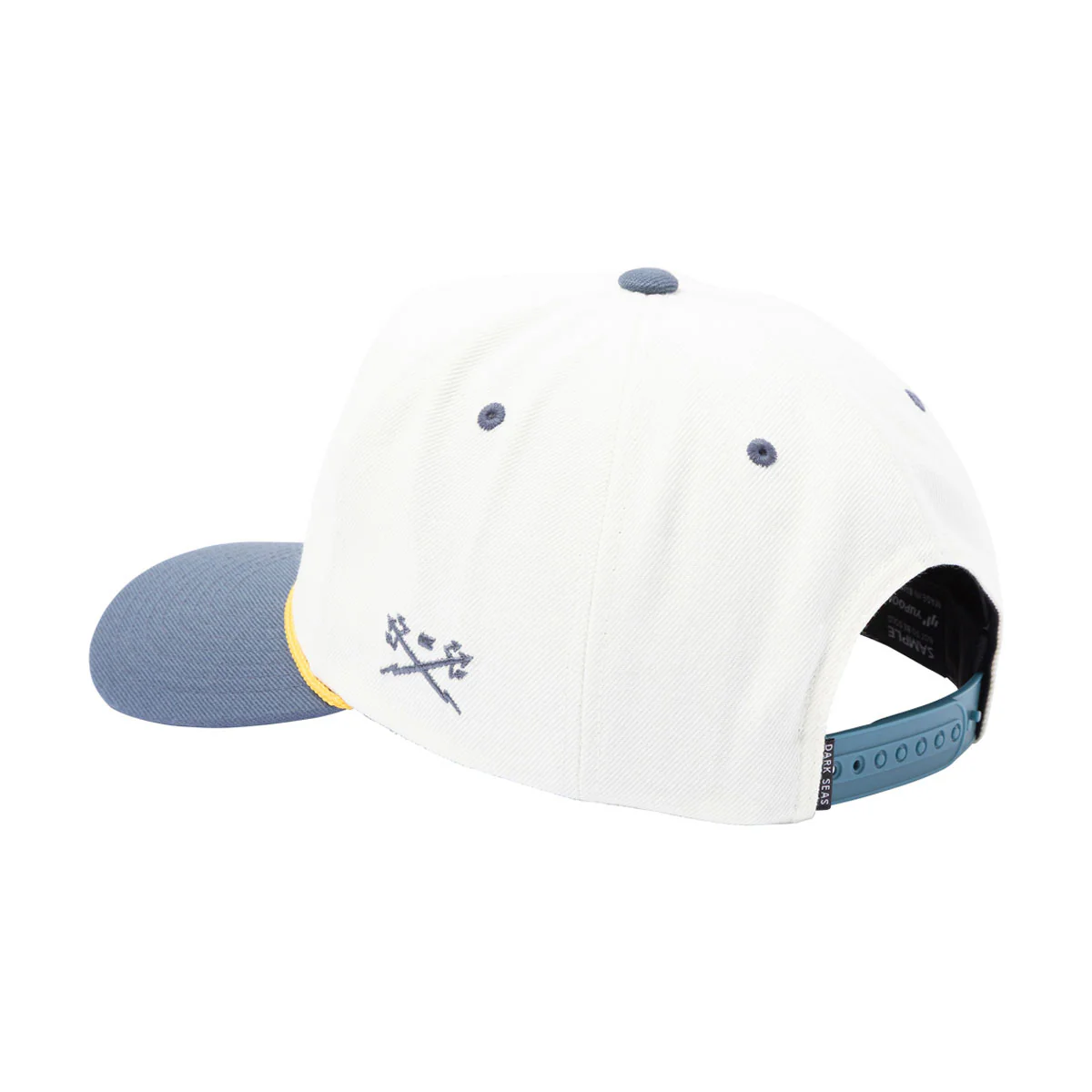Dark Seas Corral Hat - Off White/Blue - Image 2